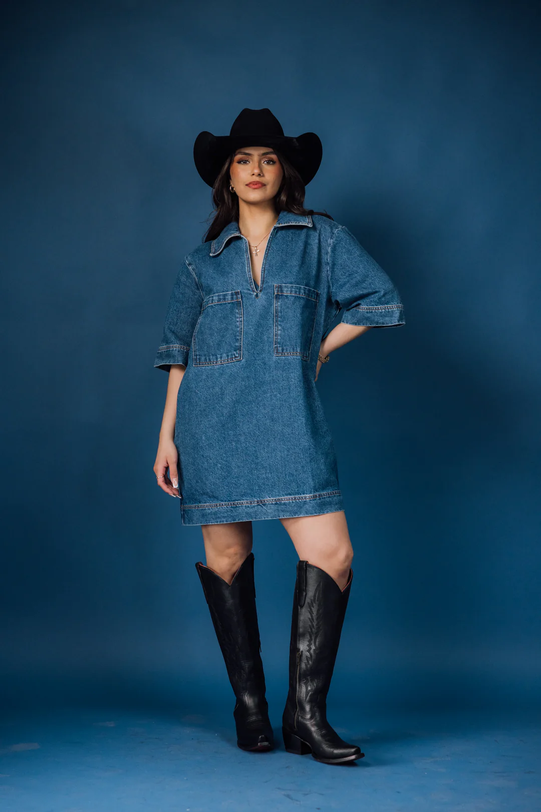 Ava Denim Dress