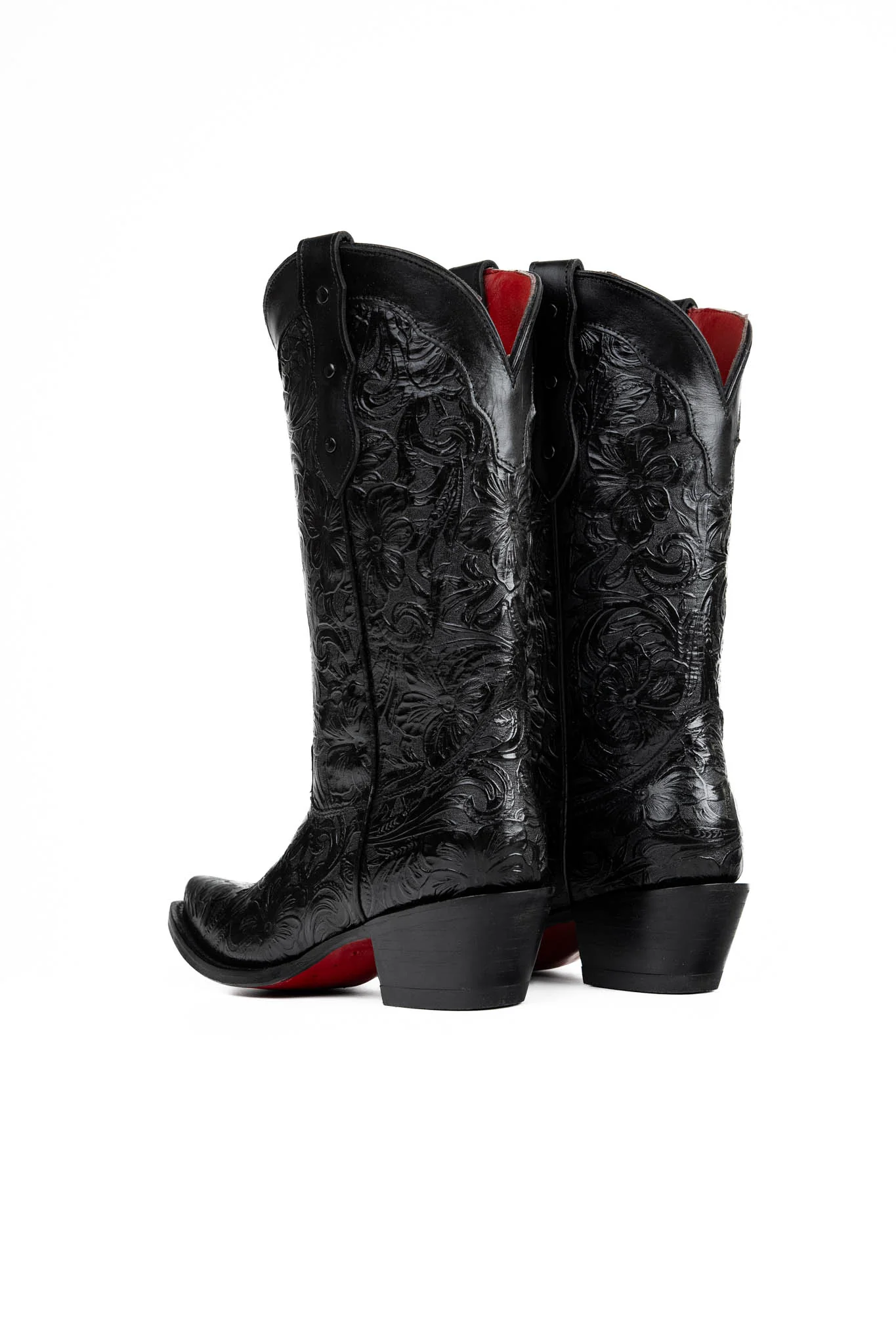 652 Mila Flor De Luz Red Bottom Snip Toe Cowgirl Boot - Image 3