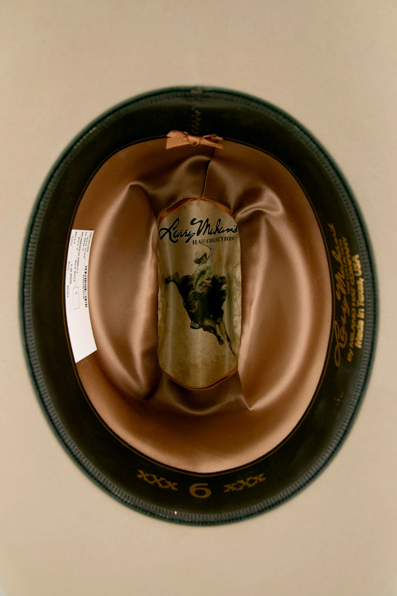 Larry Mahan 6X Belly Real Felt Cowboy Hat - Image 5