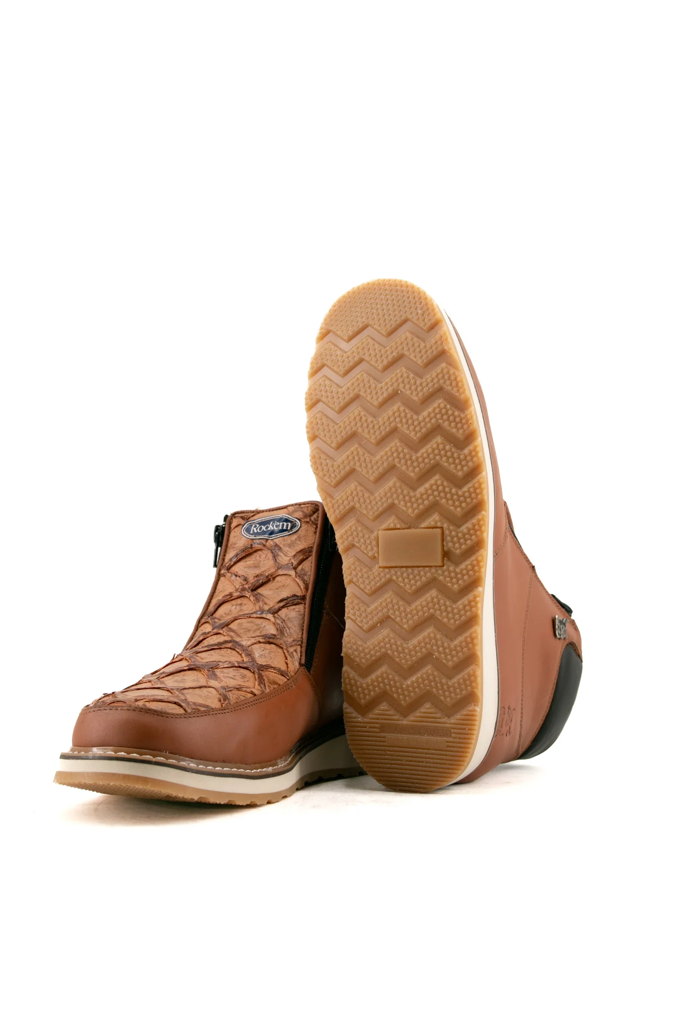 Rock'em Fish Pirarucu Artisanal Ankle Boot - Image 4