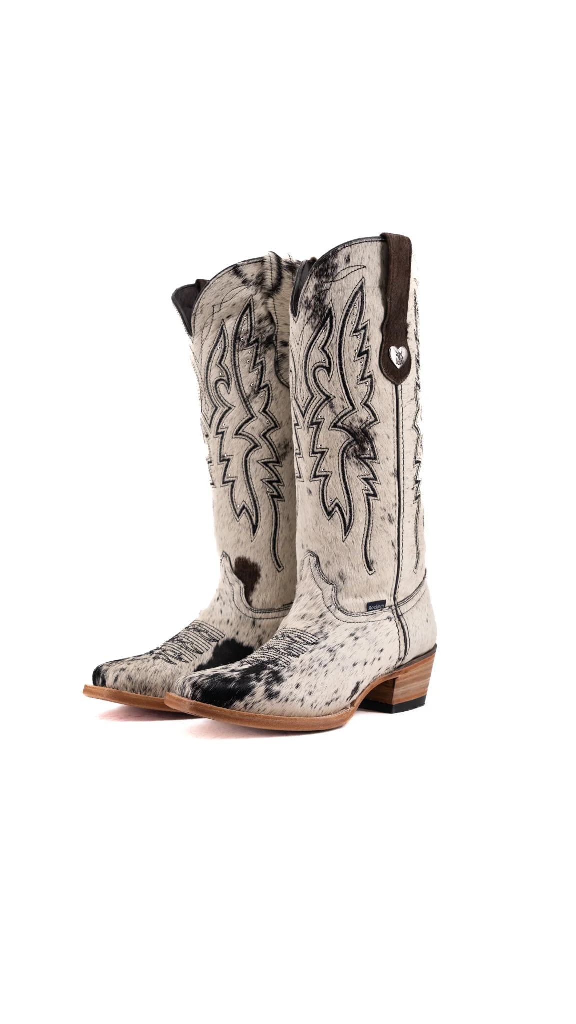 Alexa Cowhide Frontier Toe Cowgirl Boot Size 8.5 Box AW39