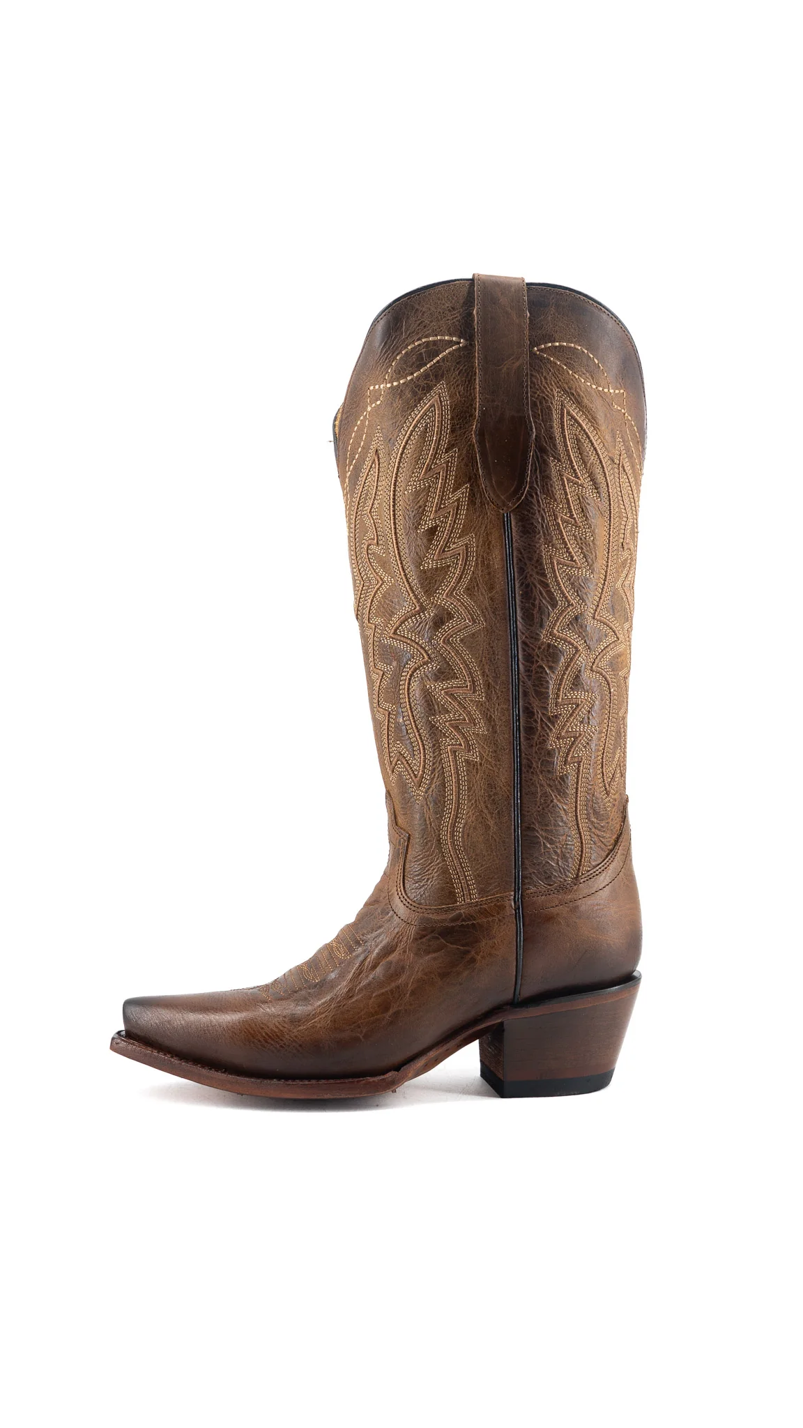 Alexia Midi Wide Calf Snip Toe Cowgirl Boot - Image 7