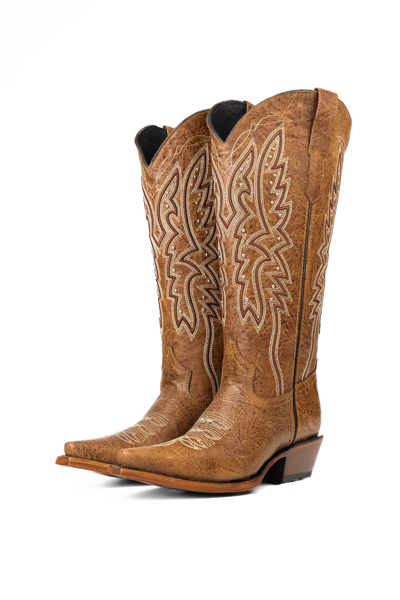 Alexa Midi Wide Calf Snip Toe Cowgirl Boot - Image 6
