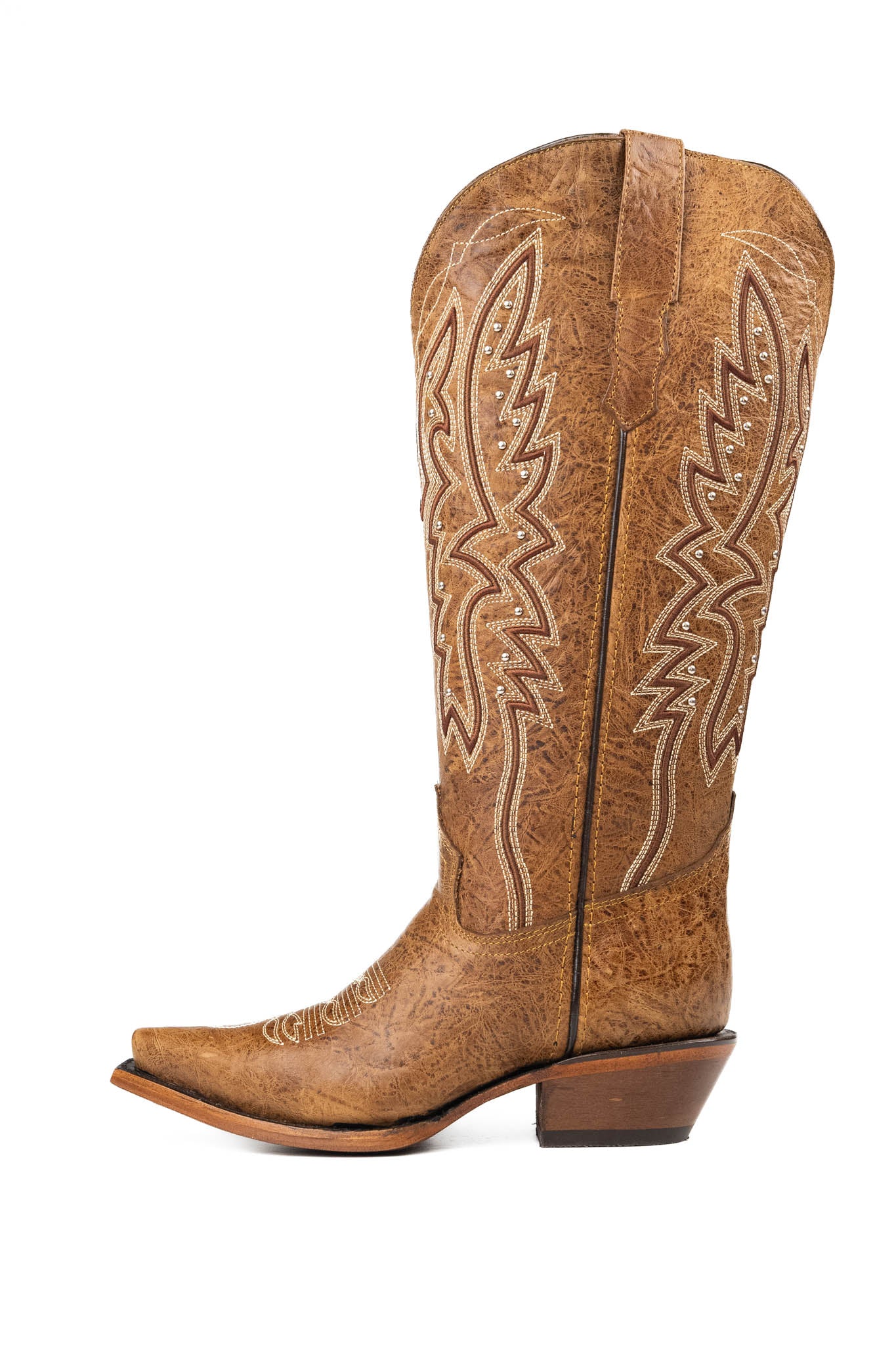 Alexa Midi Wide Calf Snip Toe Cowgirl Boot - Image 8