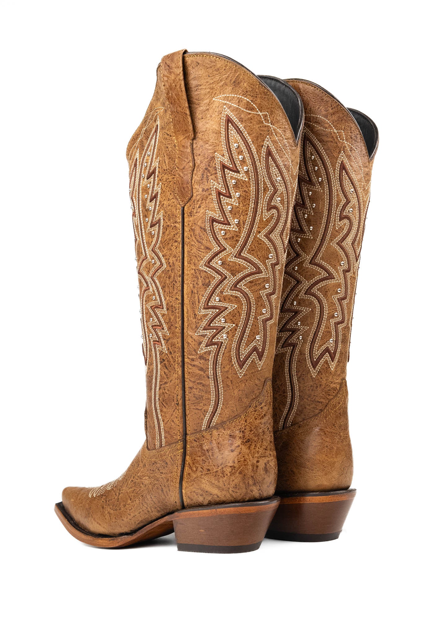 Alexa Midi Wide Calf Snip Toe Cowgirl Boot - Image 9