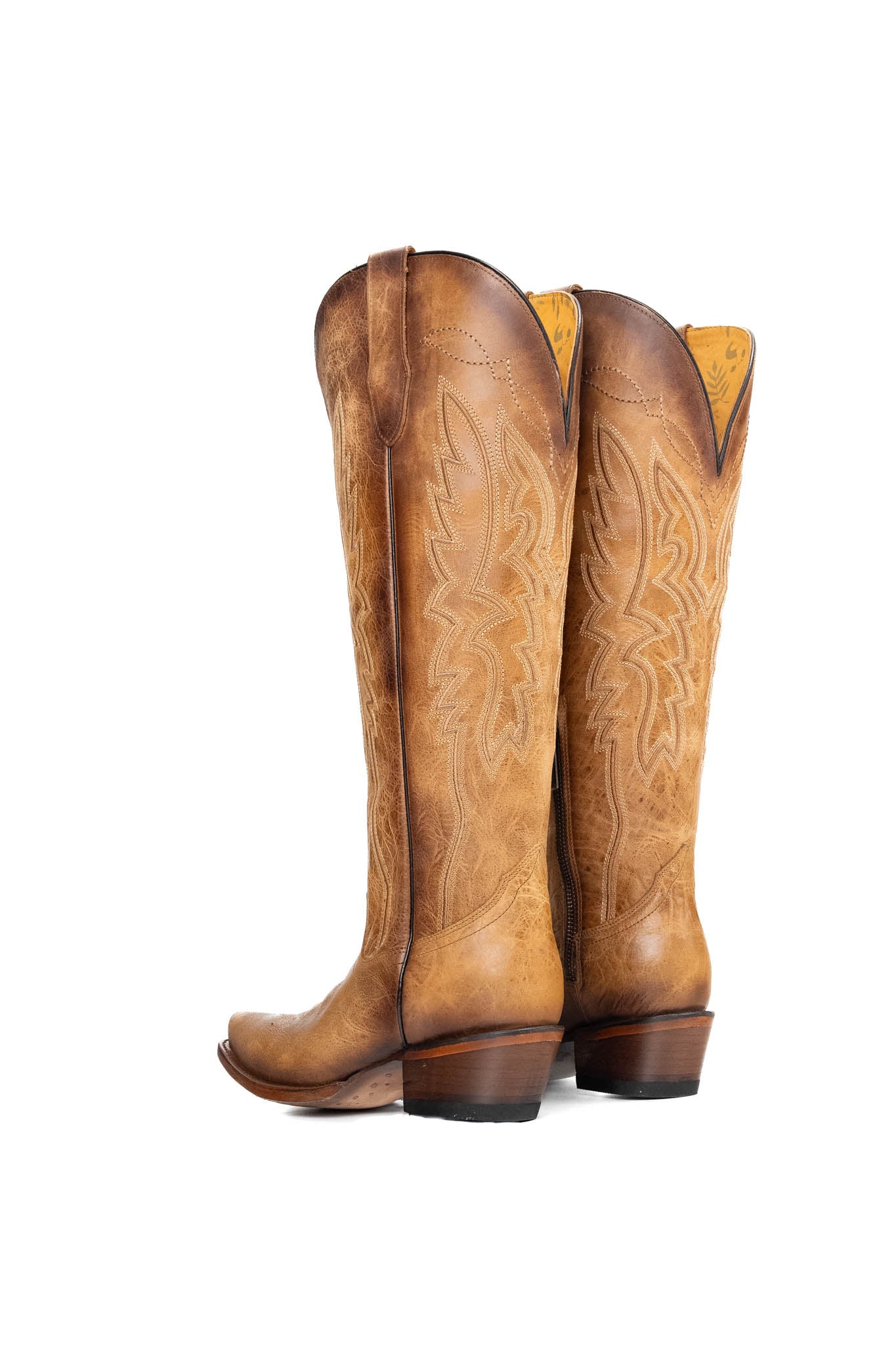 Alexia Tall Wide Calf Snip Toe Cowgirl Boot - Image 3