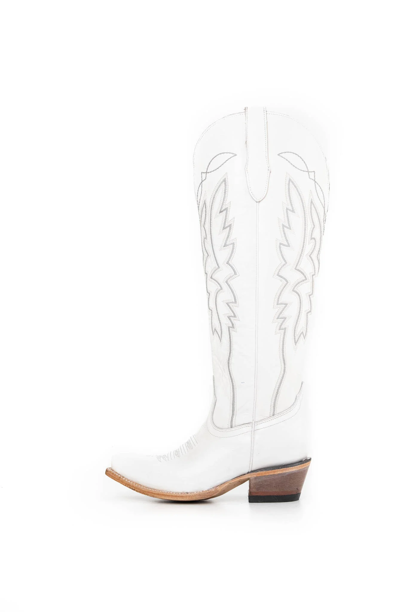 Alexia Tall Wide Calf Snip Toe Cowgirl Boot - Image 7