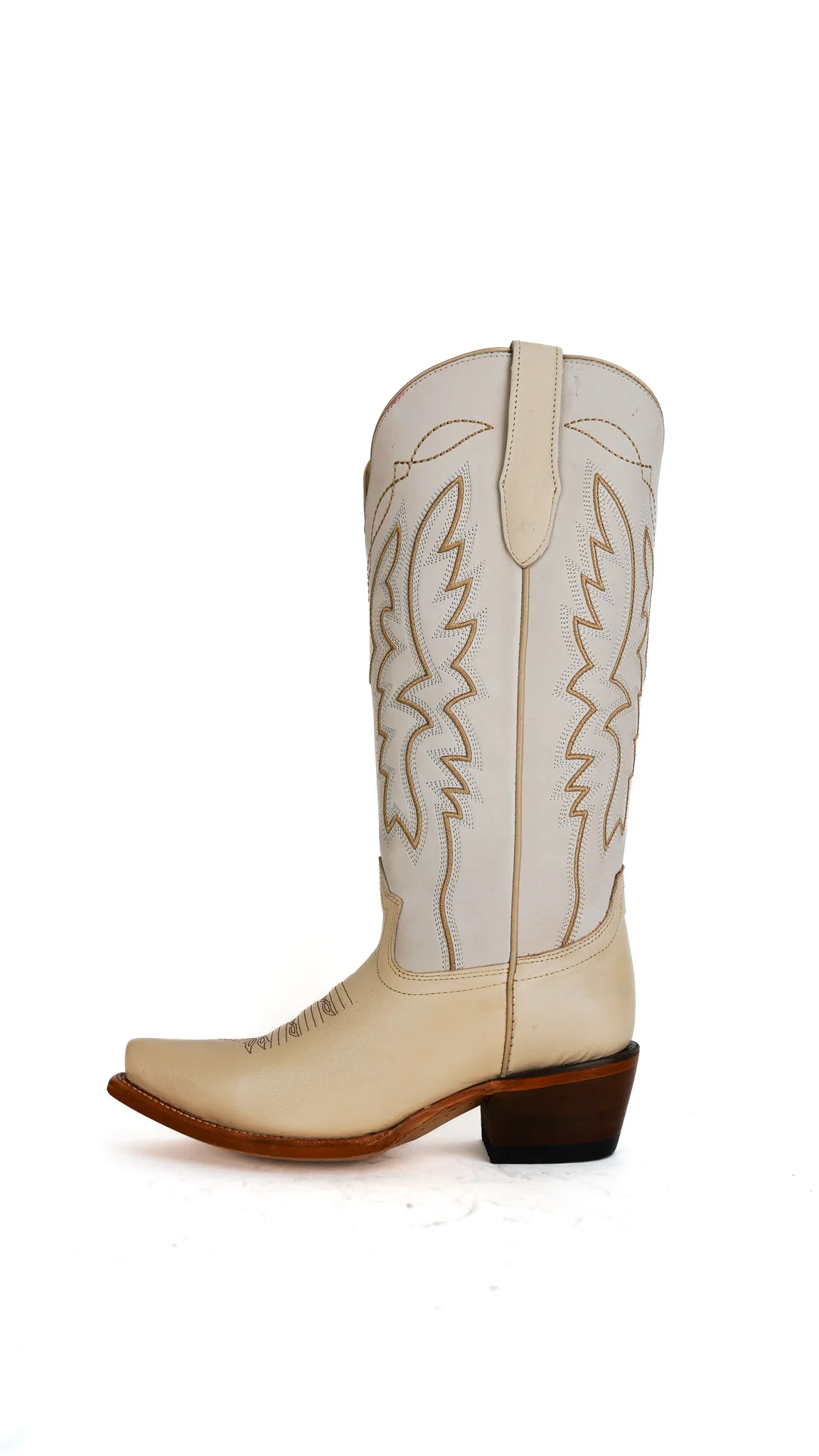 Alexia Nobuck Midi Wide Calf Snip Toe Cowgirl Boot - Image 2