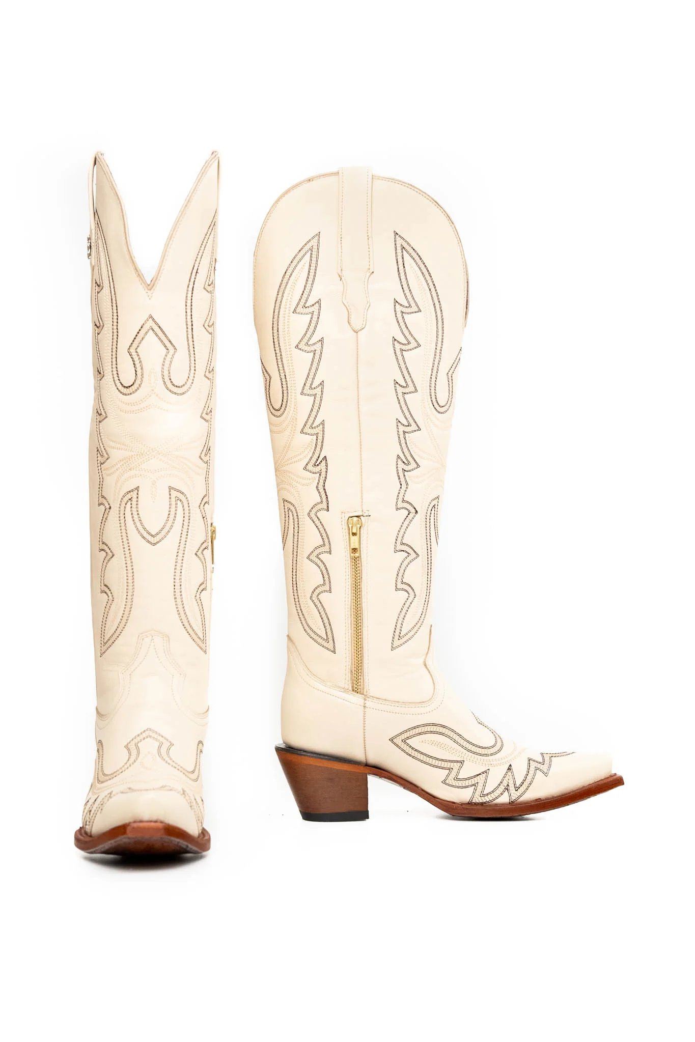Allison Tall Snip Toe Cowgirl Boot - Image 11