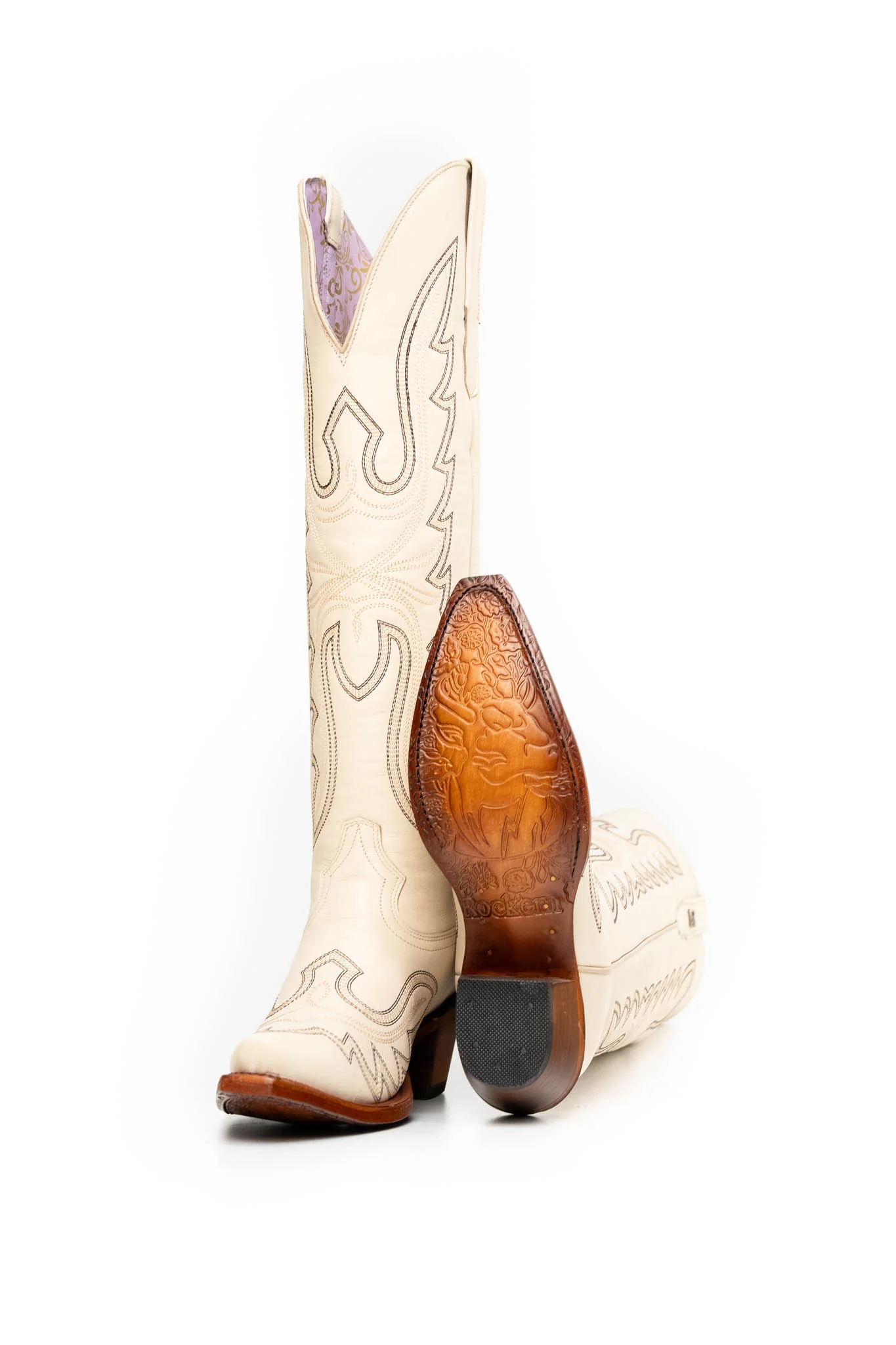 Allison Tall Snip Toe Cowgirl Boot - Image 12