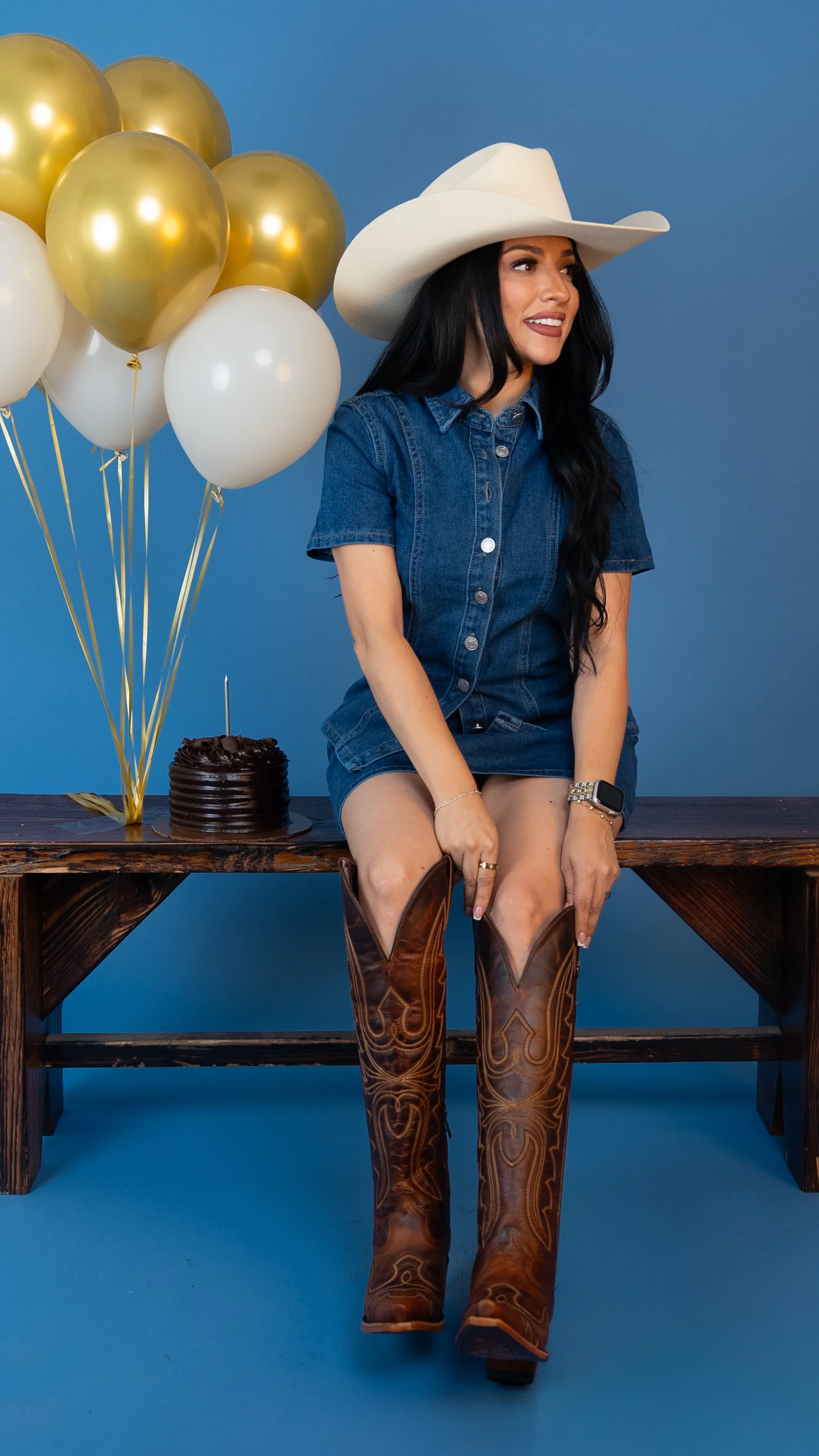 Allison Tall Snip Toe Cowgirl Boot - Image 30