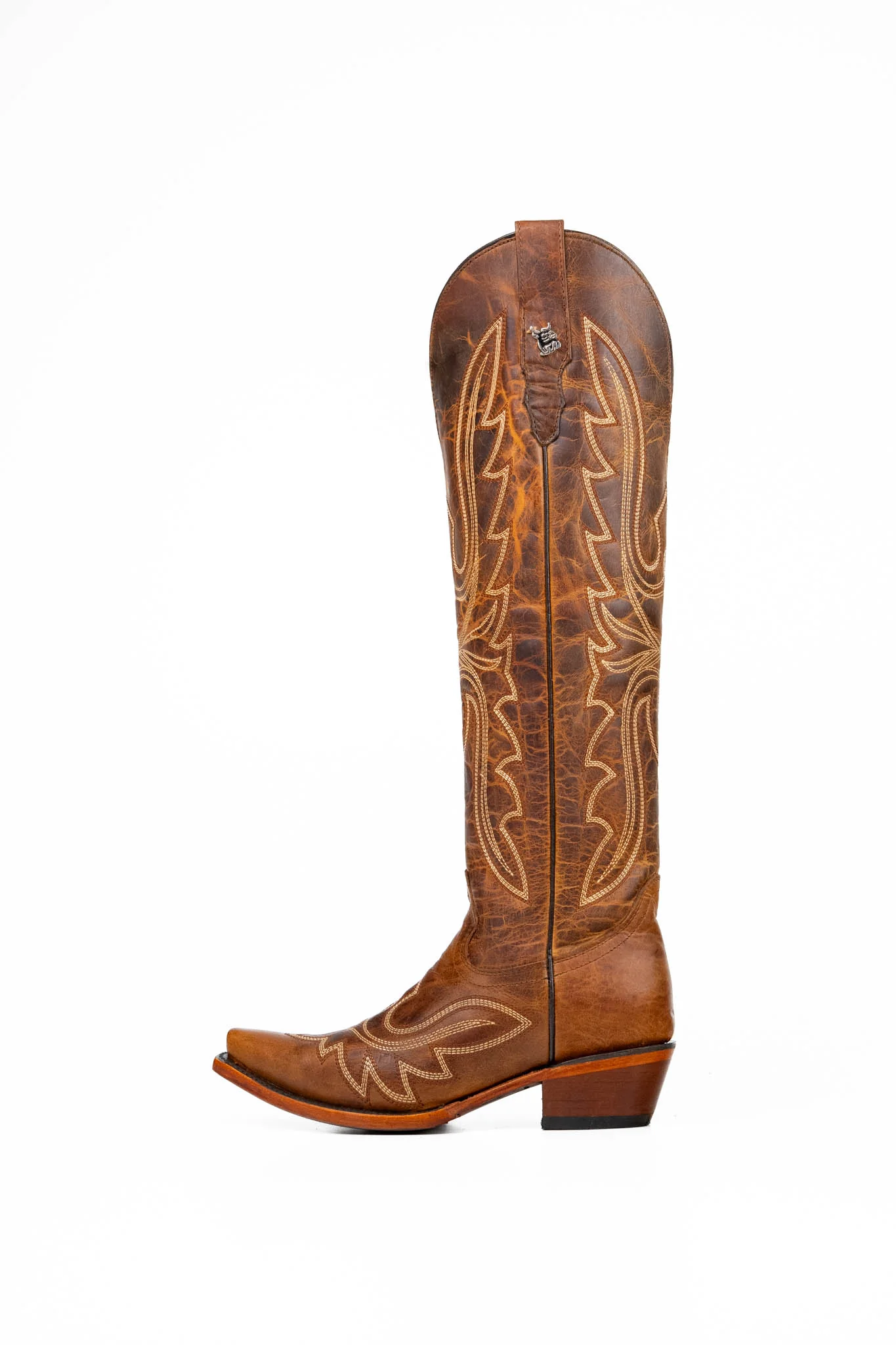Allison Tall Snip Toe Cowgirl Boot - Image 4