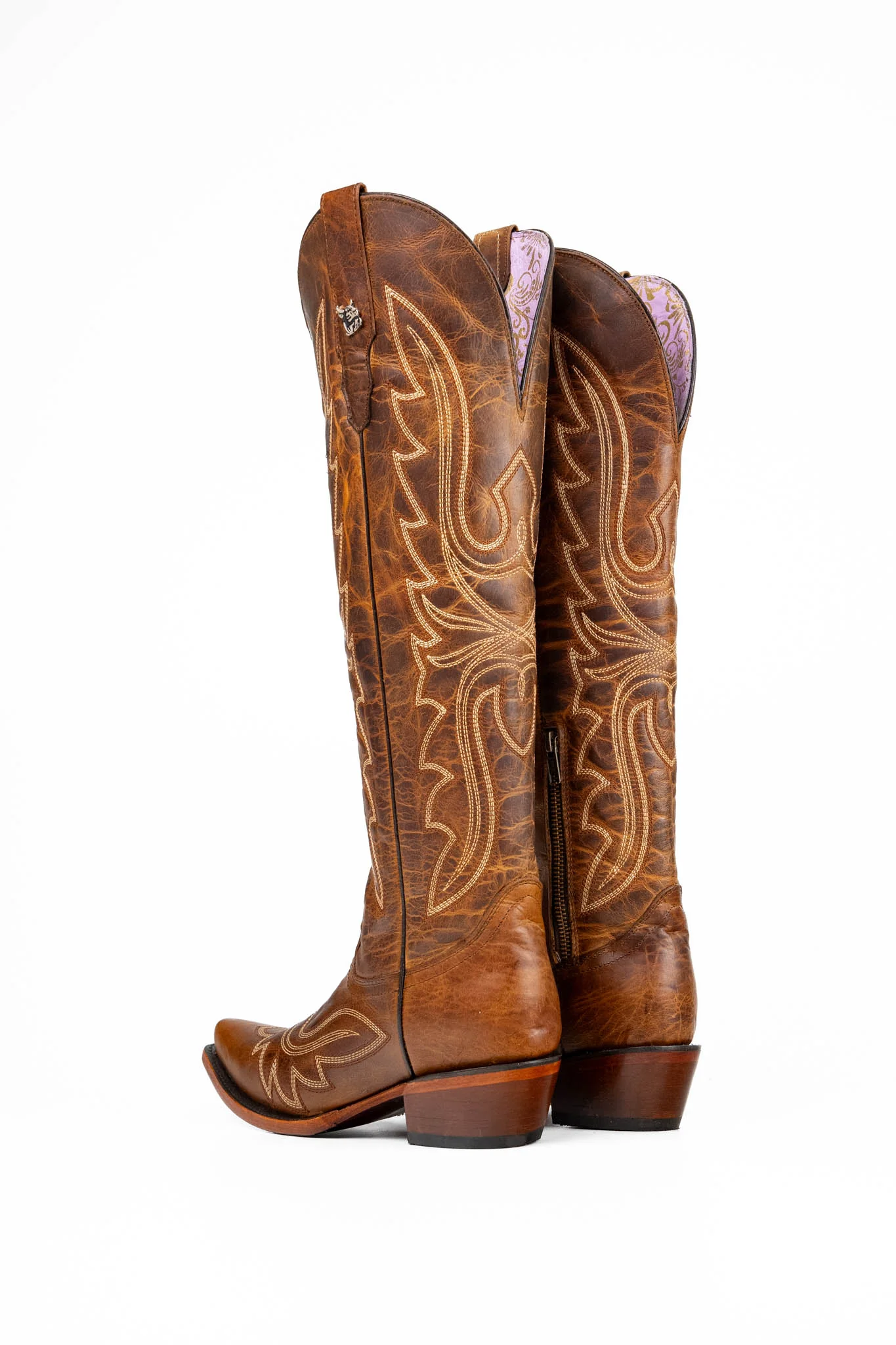 Allison Tall Snip Toe Cowgirl Boot - Image 5