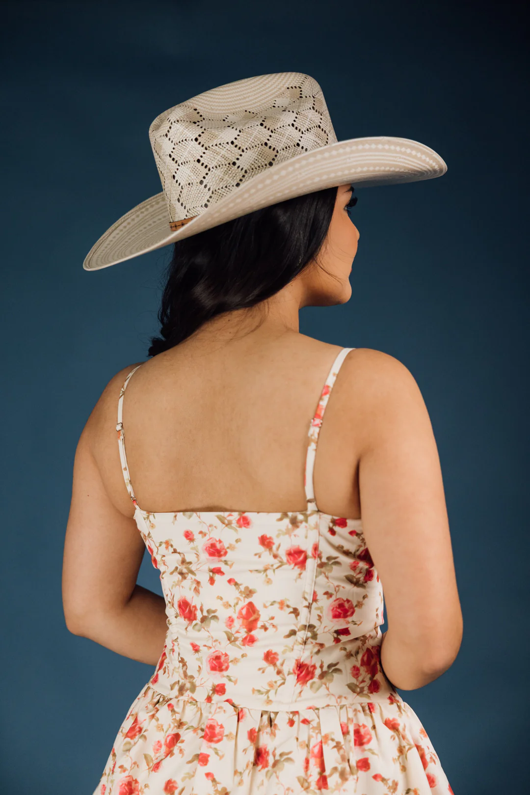 Amberorse Floral Print Bubble Hem Mini Dress - Image 3