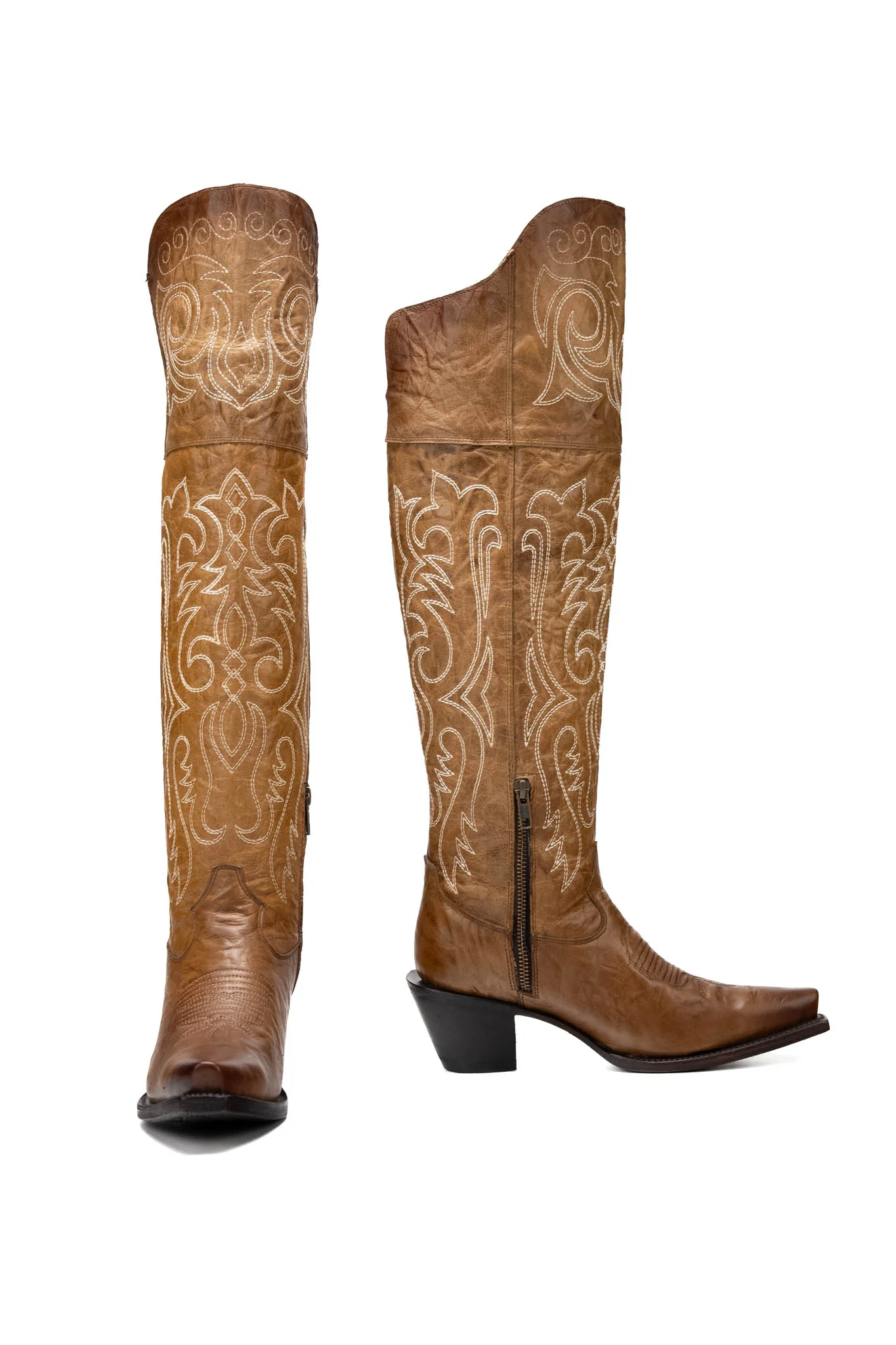 Amour Knee High Snip Toe Cowgirl Boot - Image 16