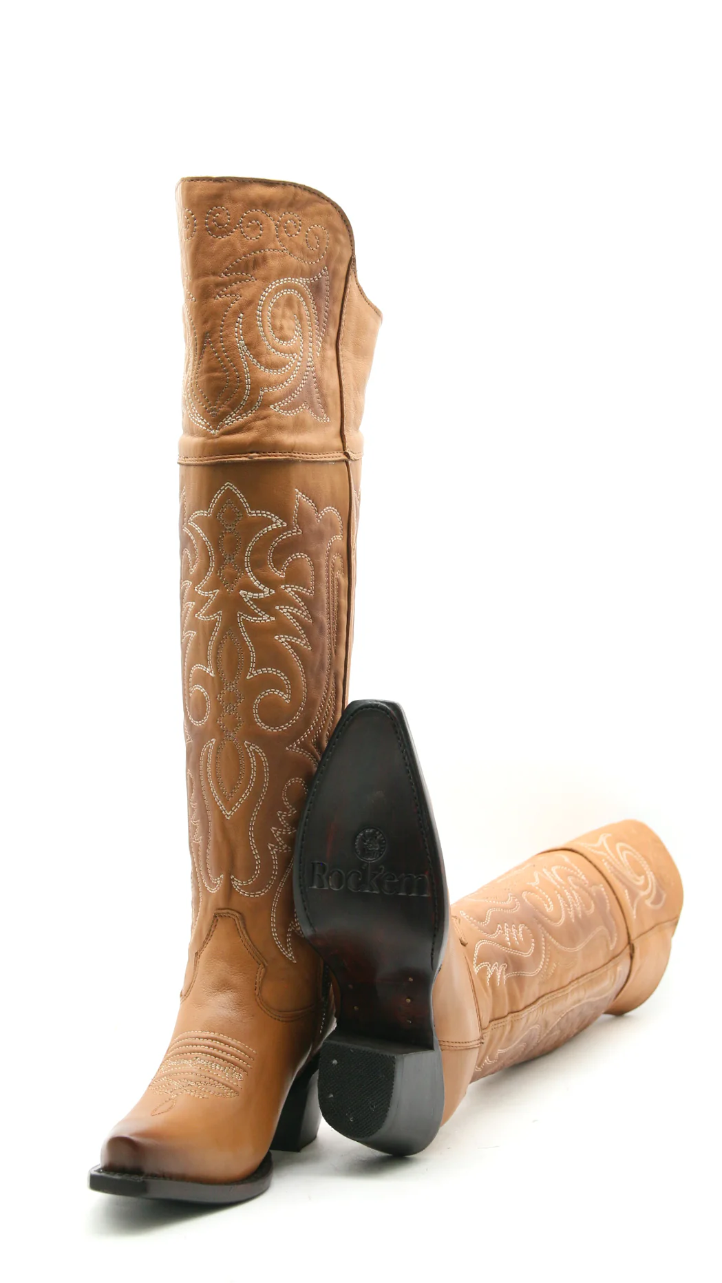Amour Knee High Snip Toe Cowgirl Boot - Image 22