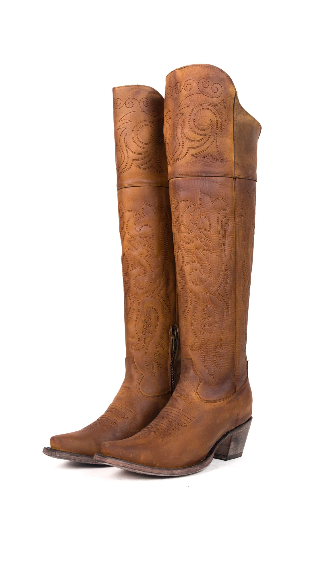 Amour Knee High Snip Toe Cowgirl Boot - Image 25