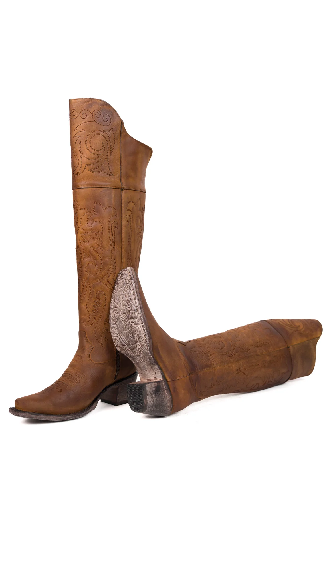 Amour Knee High Snip Toe Cowgirl Boot - Image 28