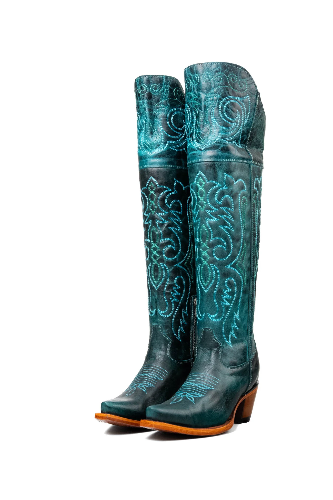 Amour Knee High Snip Toe Cowgirl Boot - Image 7