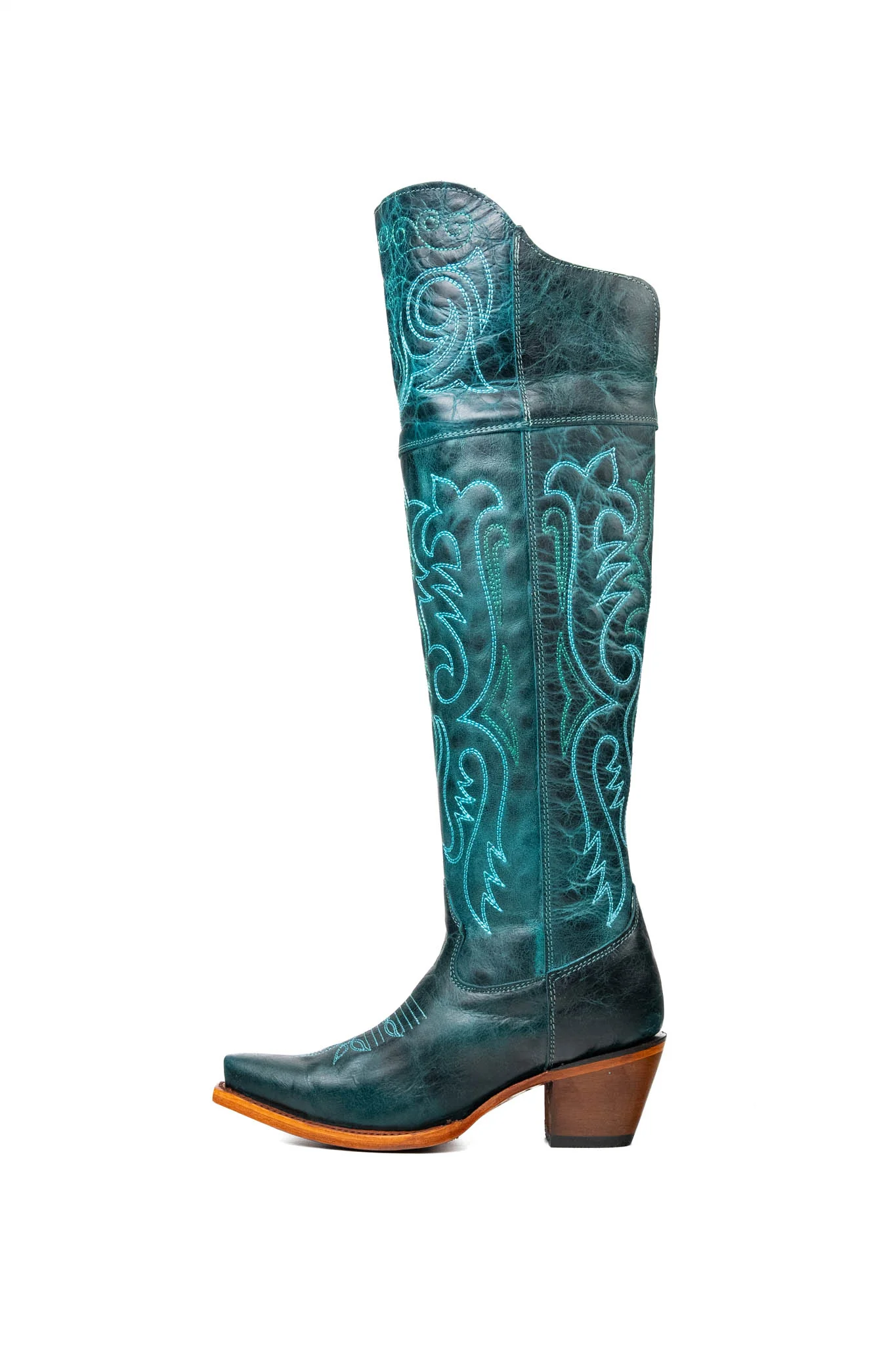Amour Knee High Snip Toe Cowgirl Boot - Image 8
