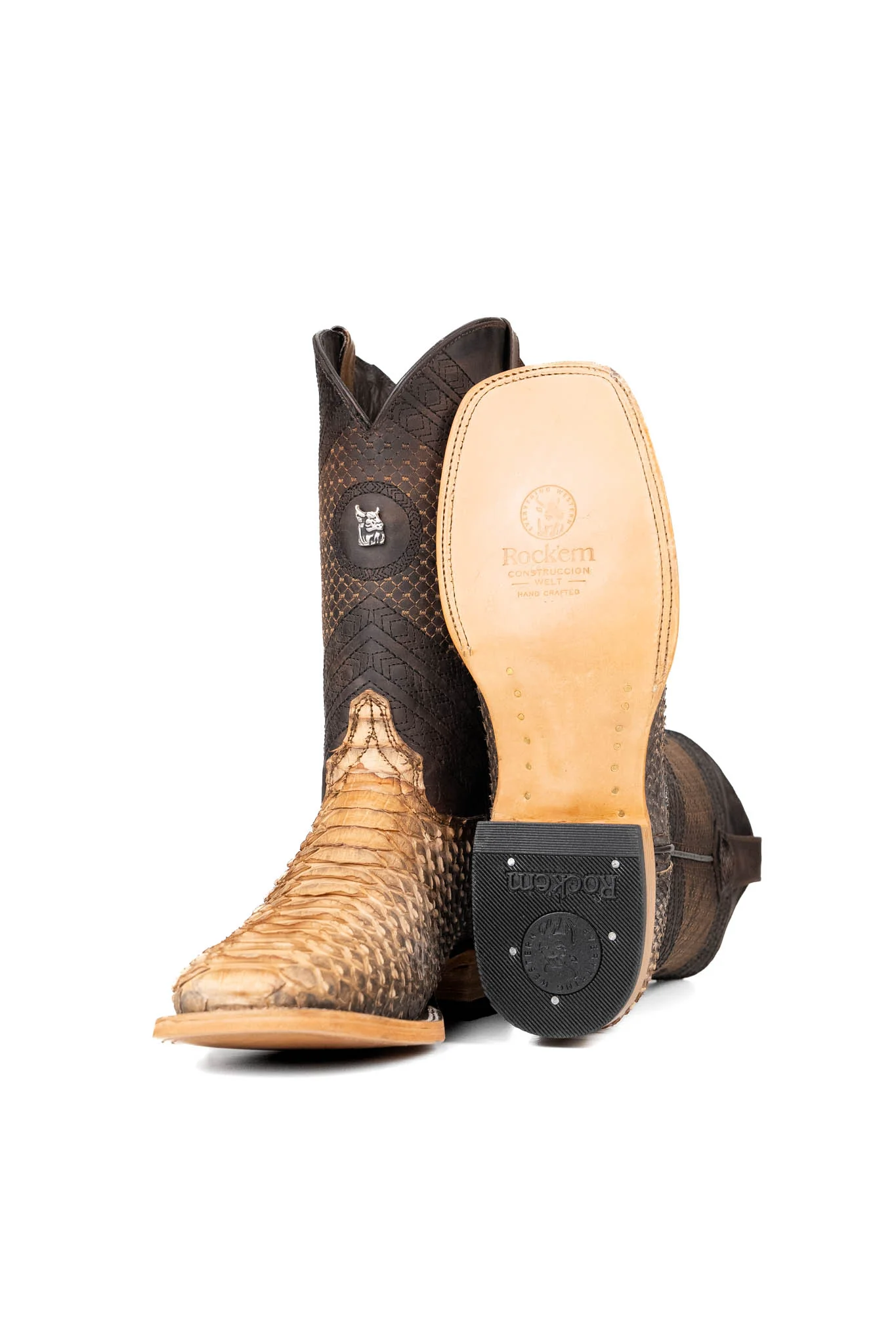 Andersen Python Square Toe Cowboy Boot - Image 9