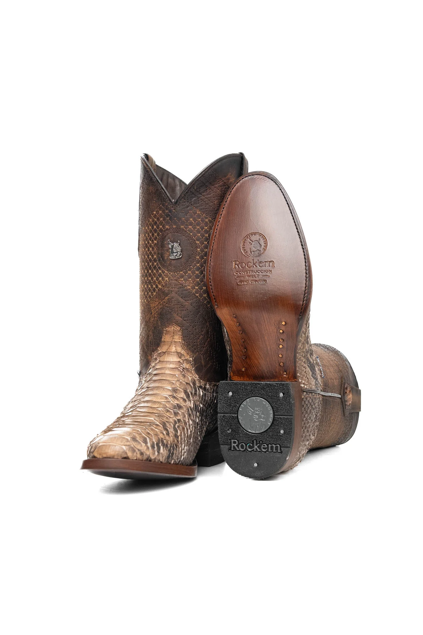 Andersen Python Round Toe Cowboy Boot - Image 7