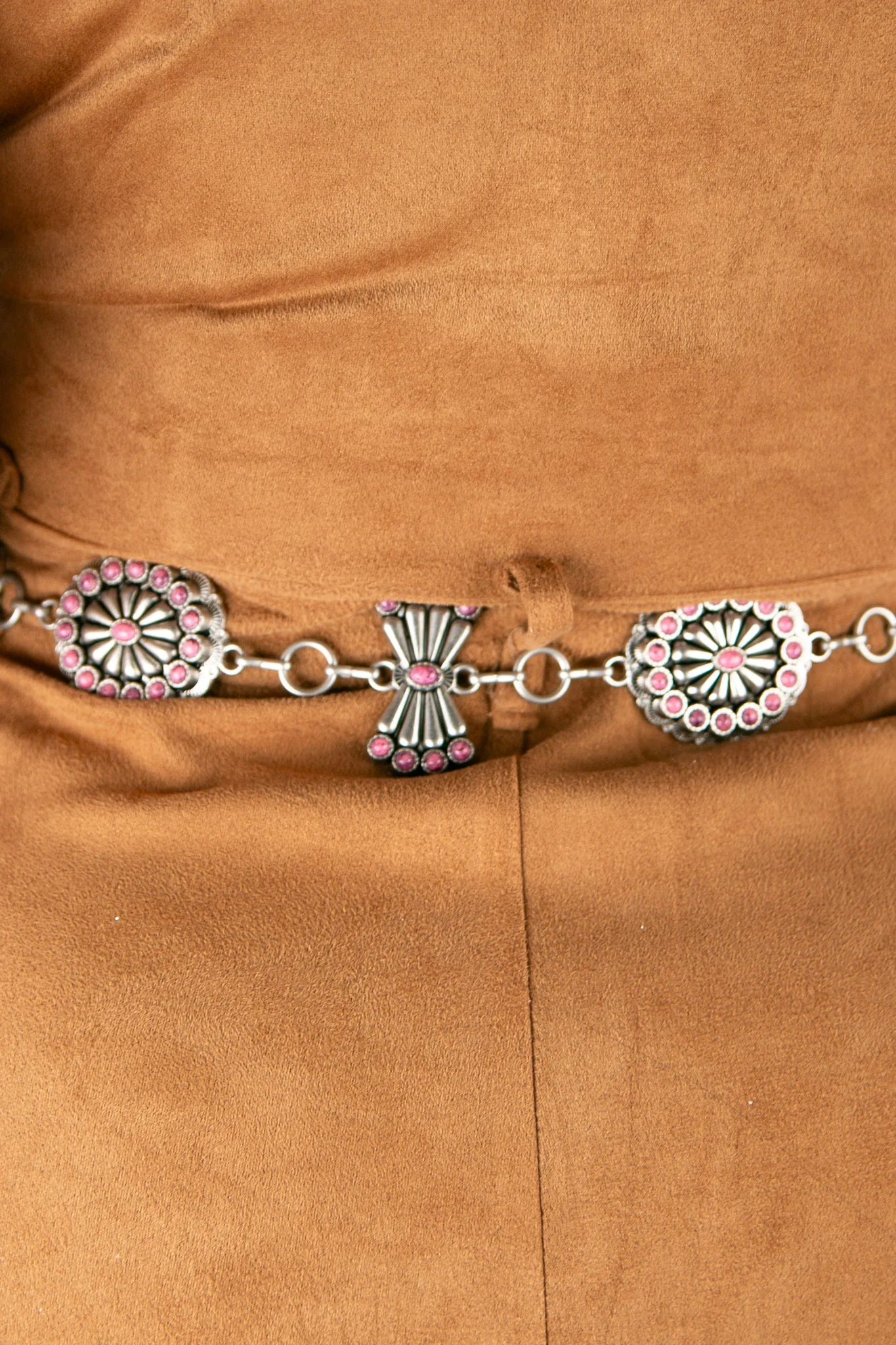 Angel Ranch Butterfly Conchos Chain Cowgirl Belt - Image 6