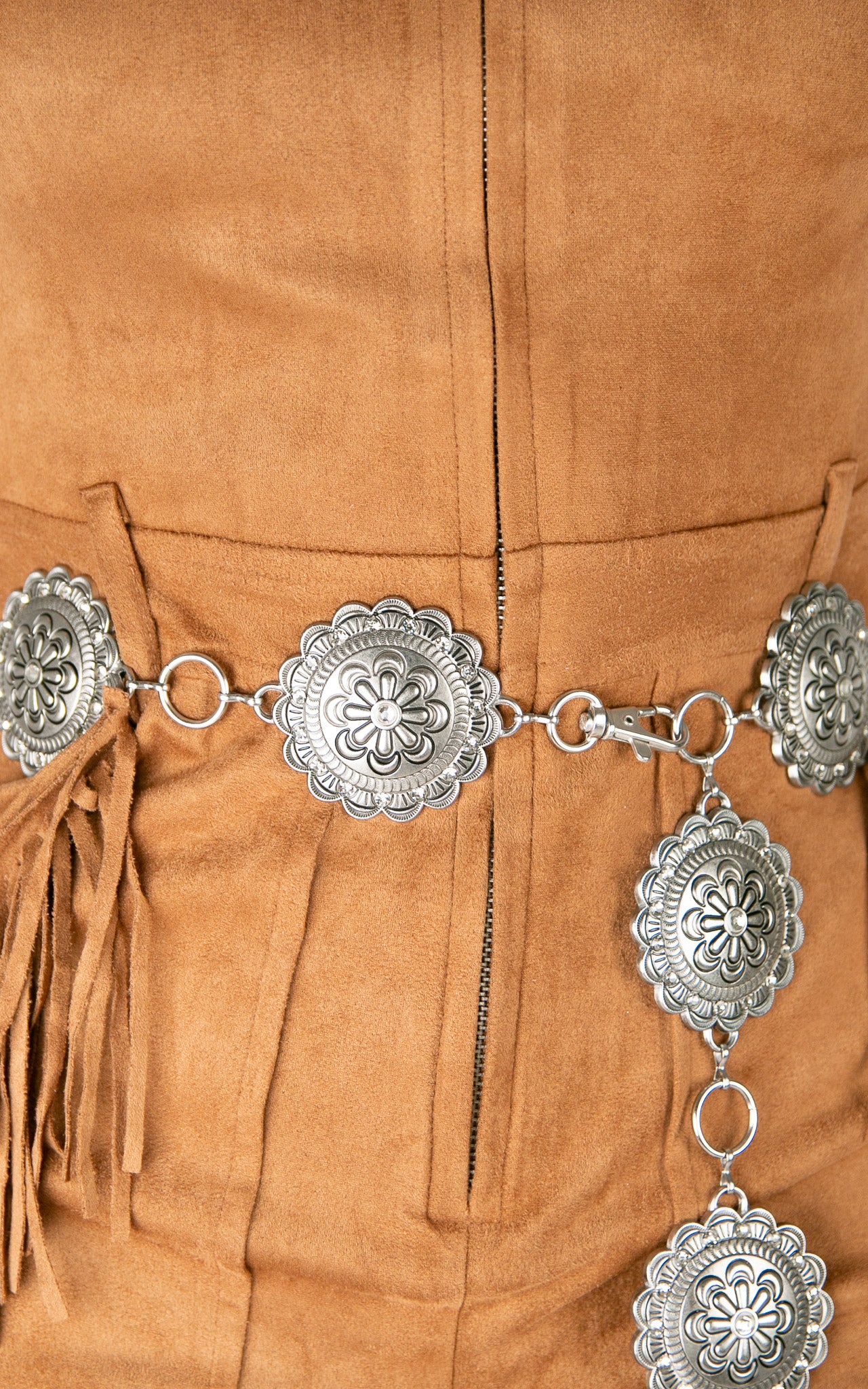 Angel Ranch Crystal Chain Cowgirl Belt - Image 3