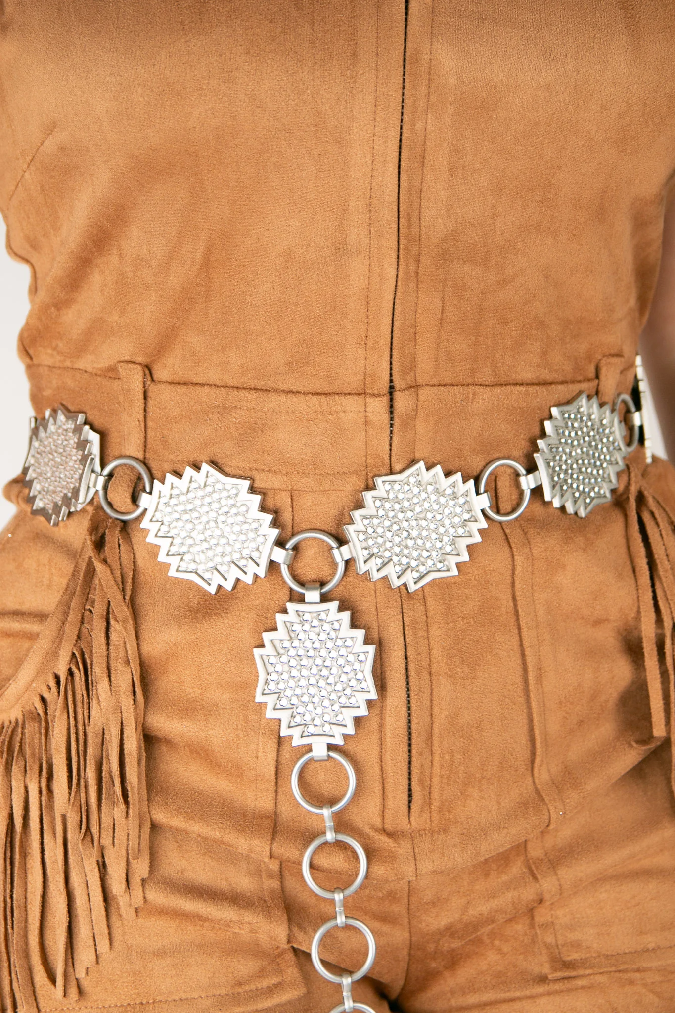 Angel Ranch Crystal Chain Cowgirl Belt - Image 5
