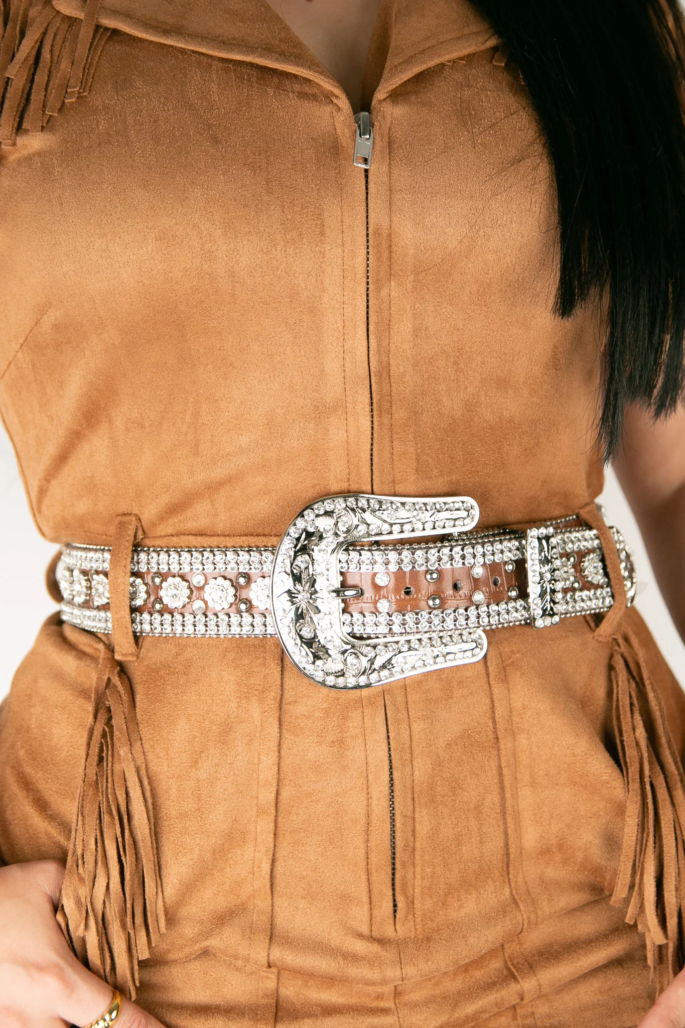 Angel Ranch Crystal Cowgirl Belt - Image 3