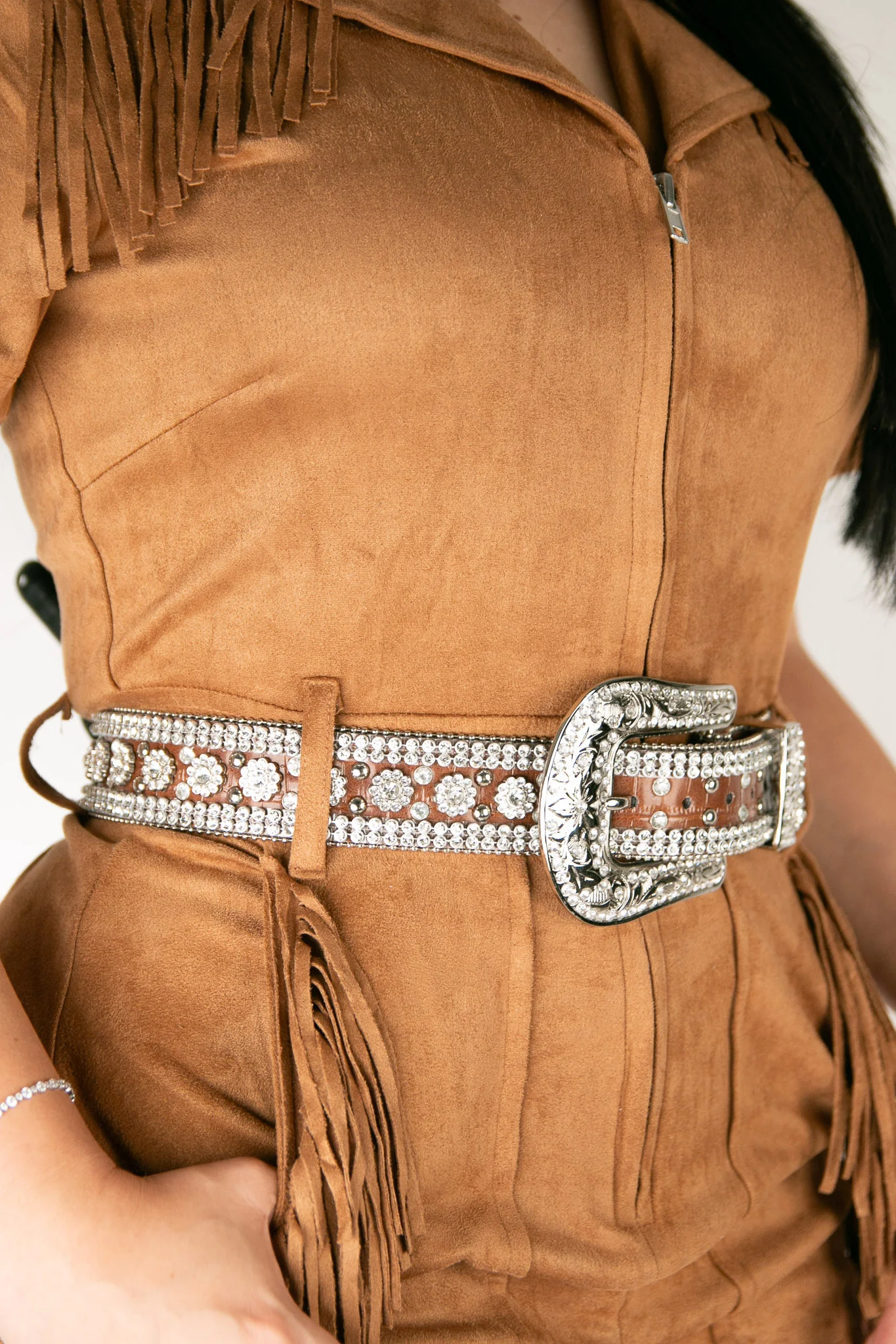 Angel Ranch Crystal Cowgirl Belt - Image 4