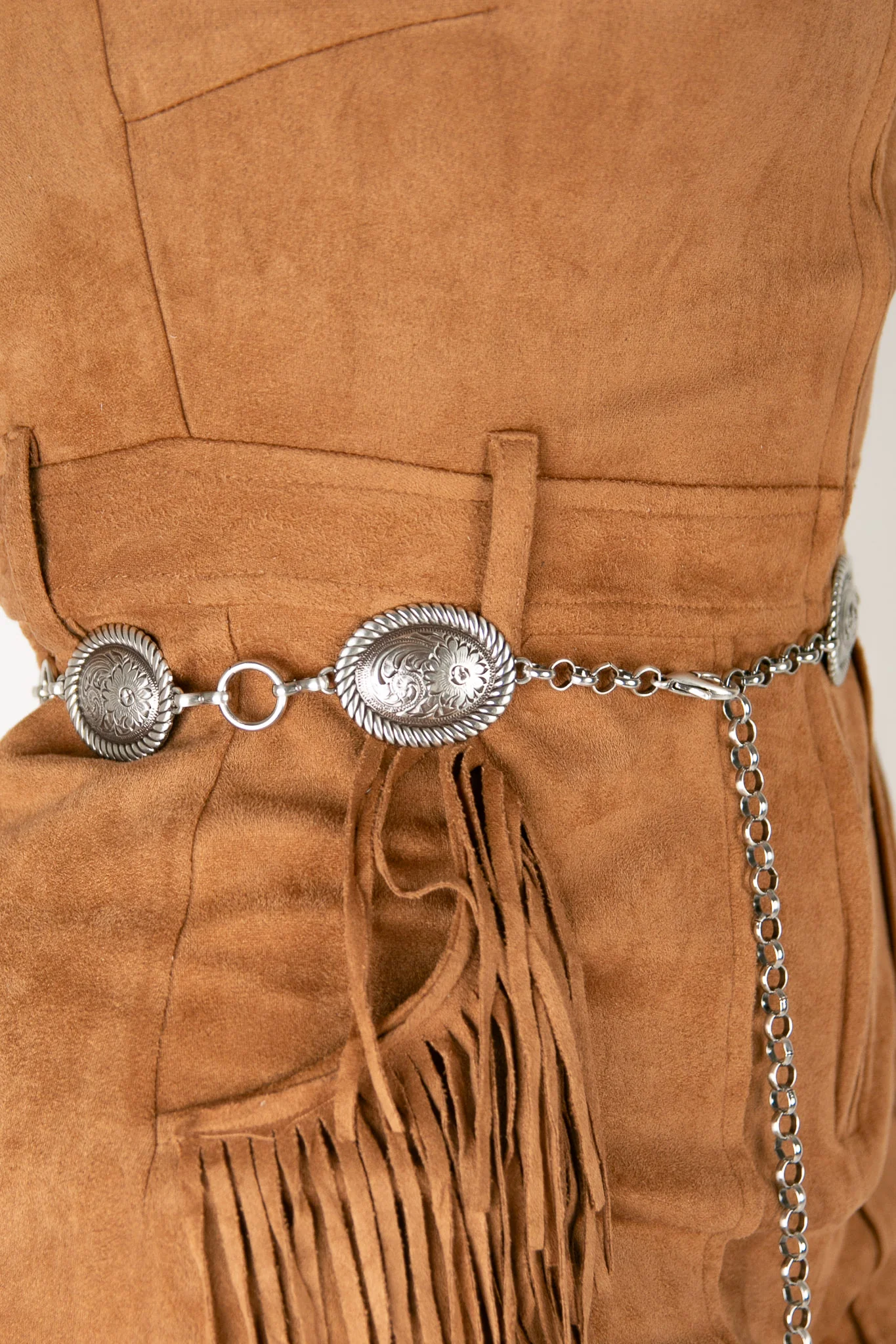 Angel Ranch Floral Concho Cowgirl Belt - Image 3
