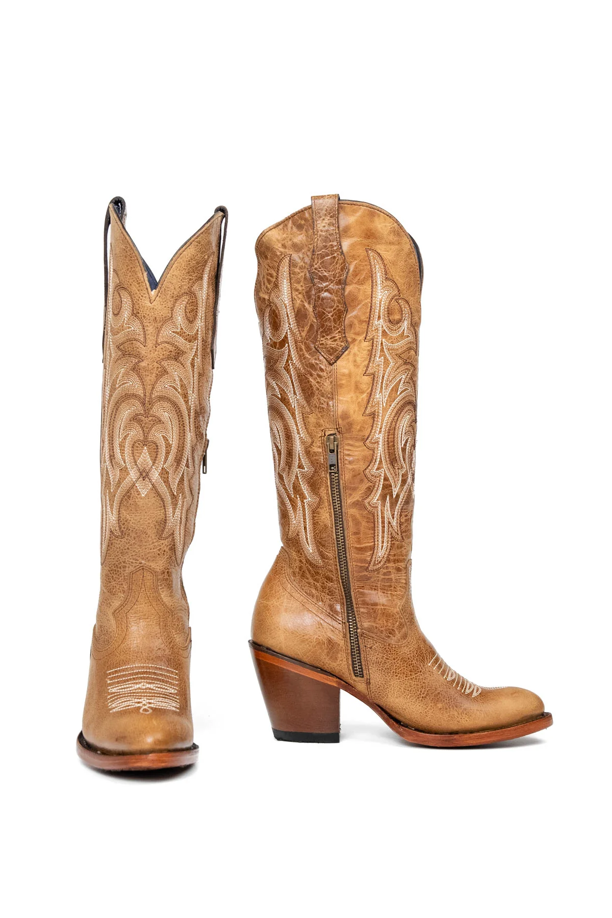 Angie Tall Round Toe Cowgirl Boot - Image 4
