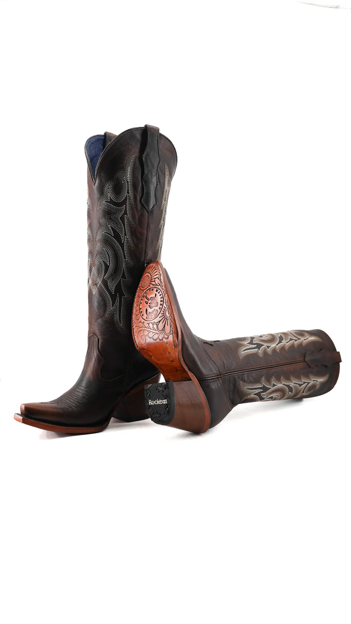Angie Tall Snip Toe Cowgirl Boot - Image 4