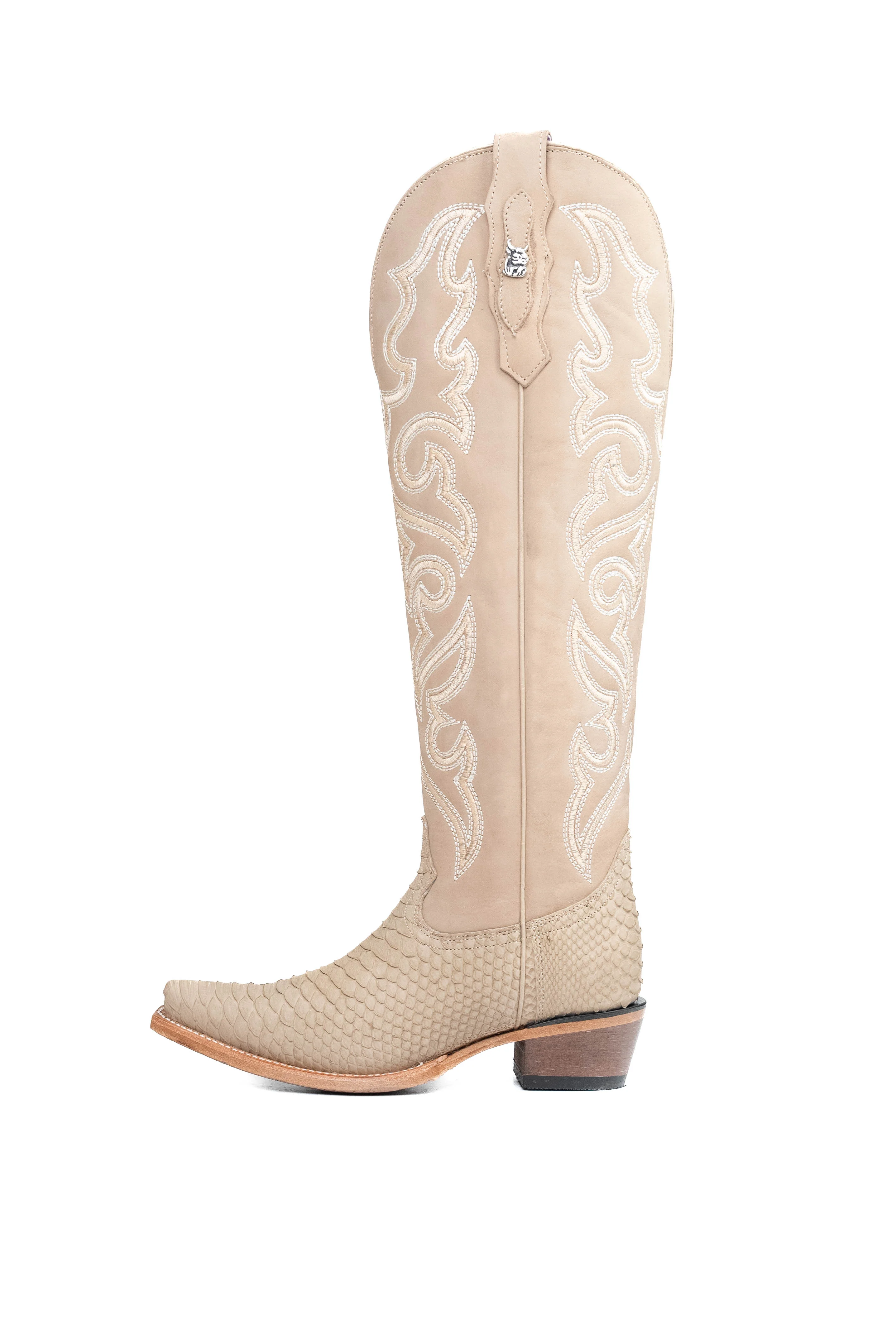 Ariana Python Tall Snip Toe Cowgirl Boot - Image 20