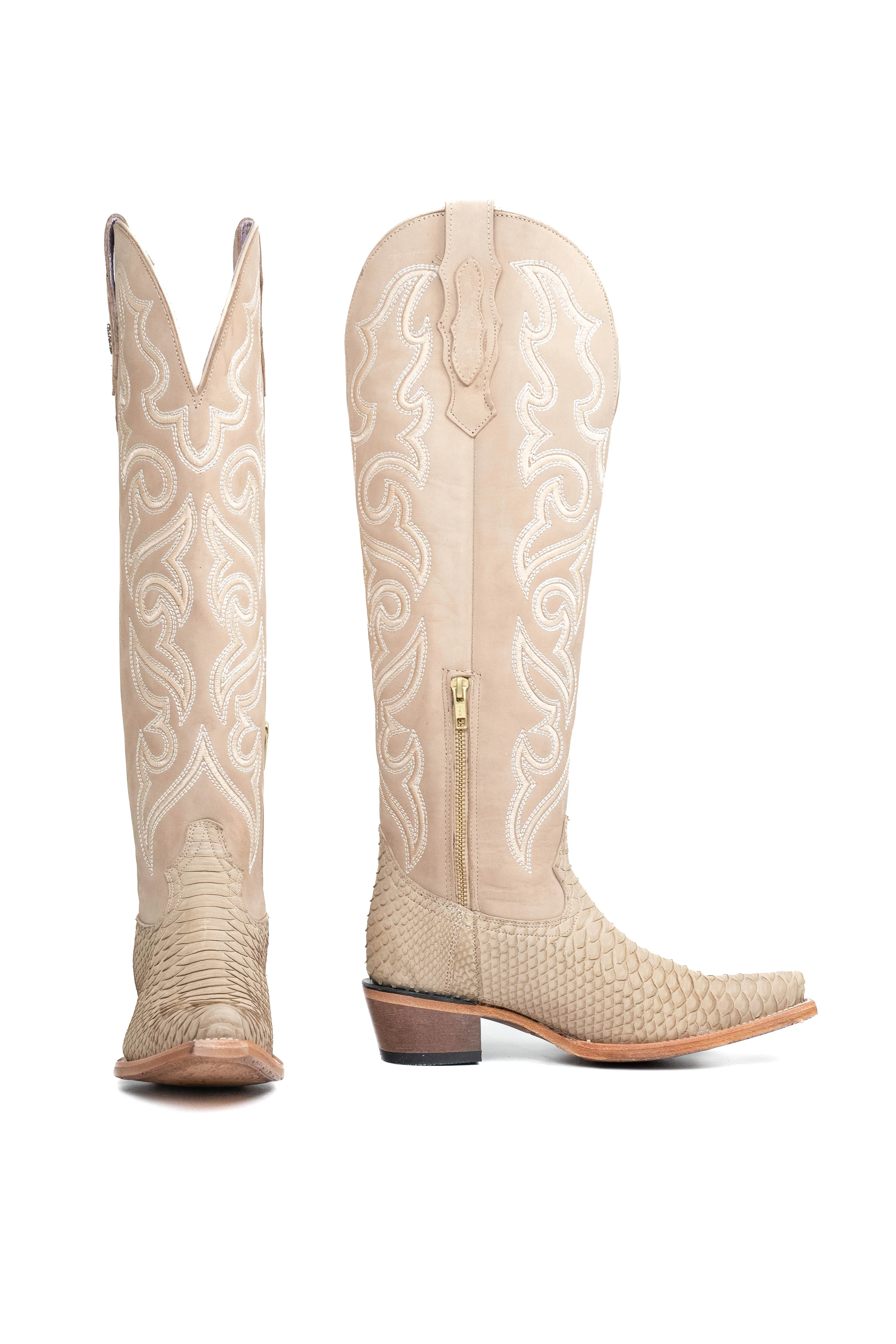 Ariana Python Tall Snip Toe Cowgirl Boot - Image 21