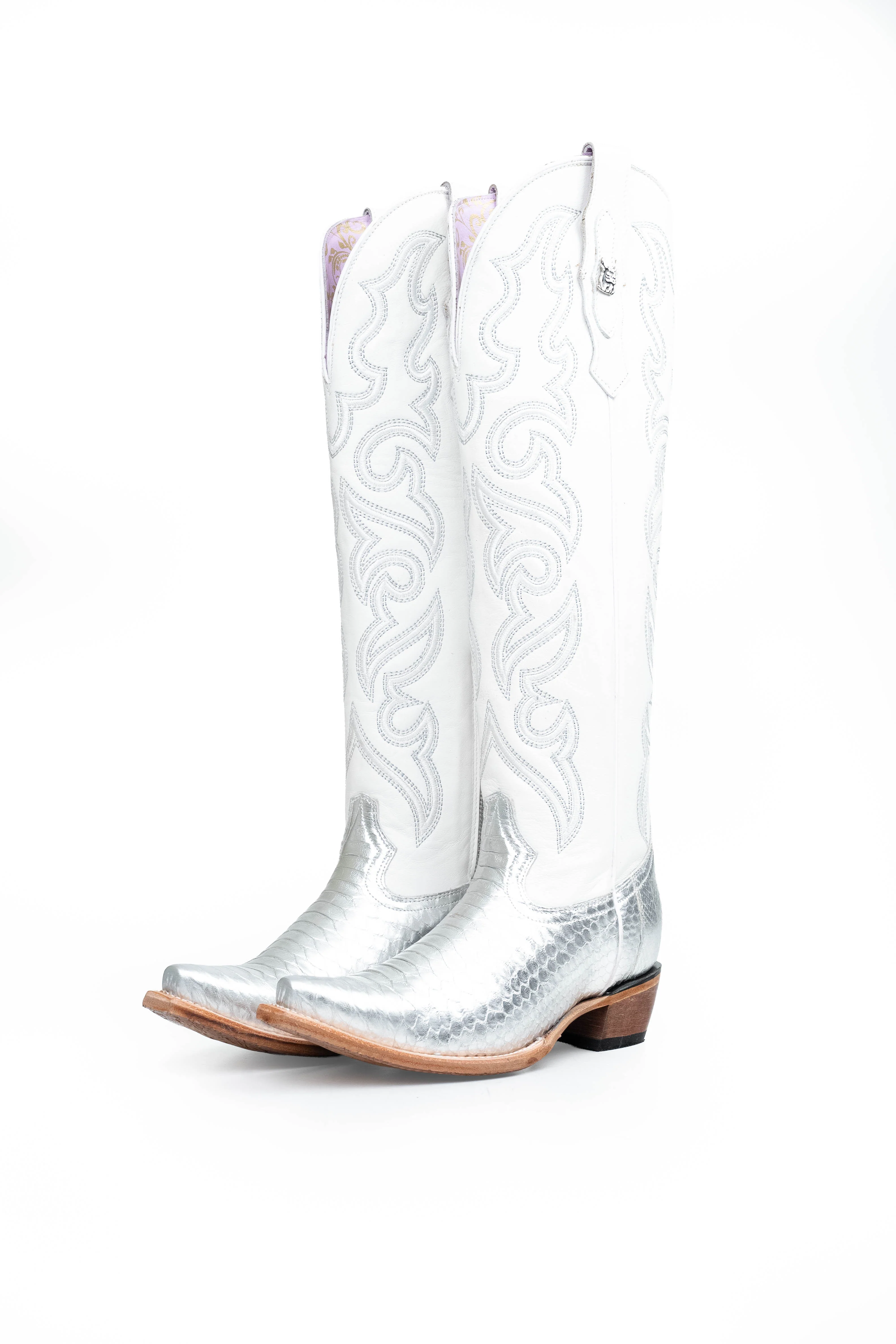 Ariana Python Tall Snip Toe Cowgirl Boot - Image 25