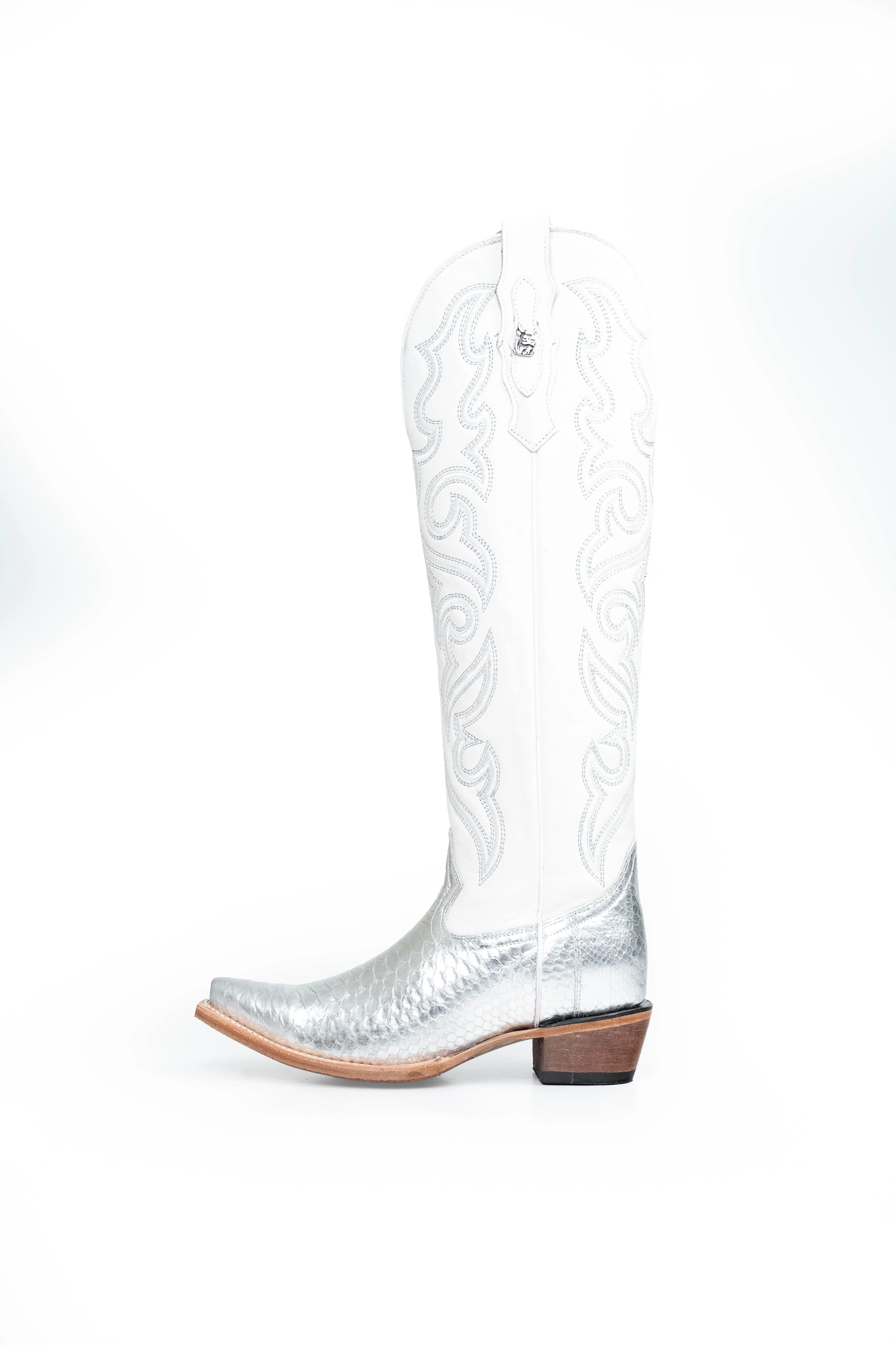Ariana Python Tall Snip Toe Cowgirl Boot - Image 26