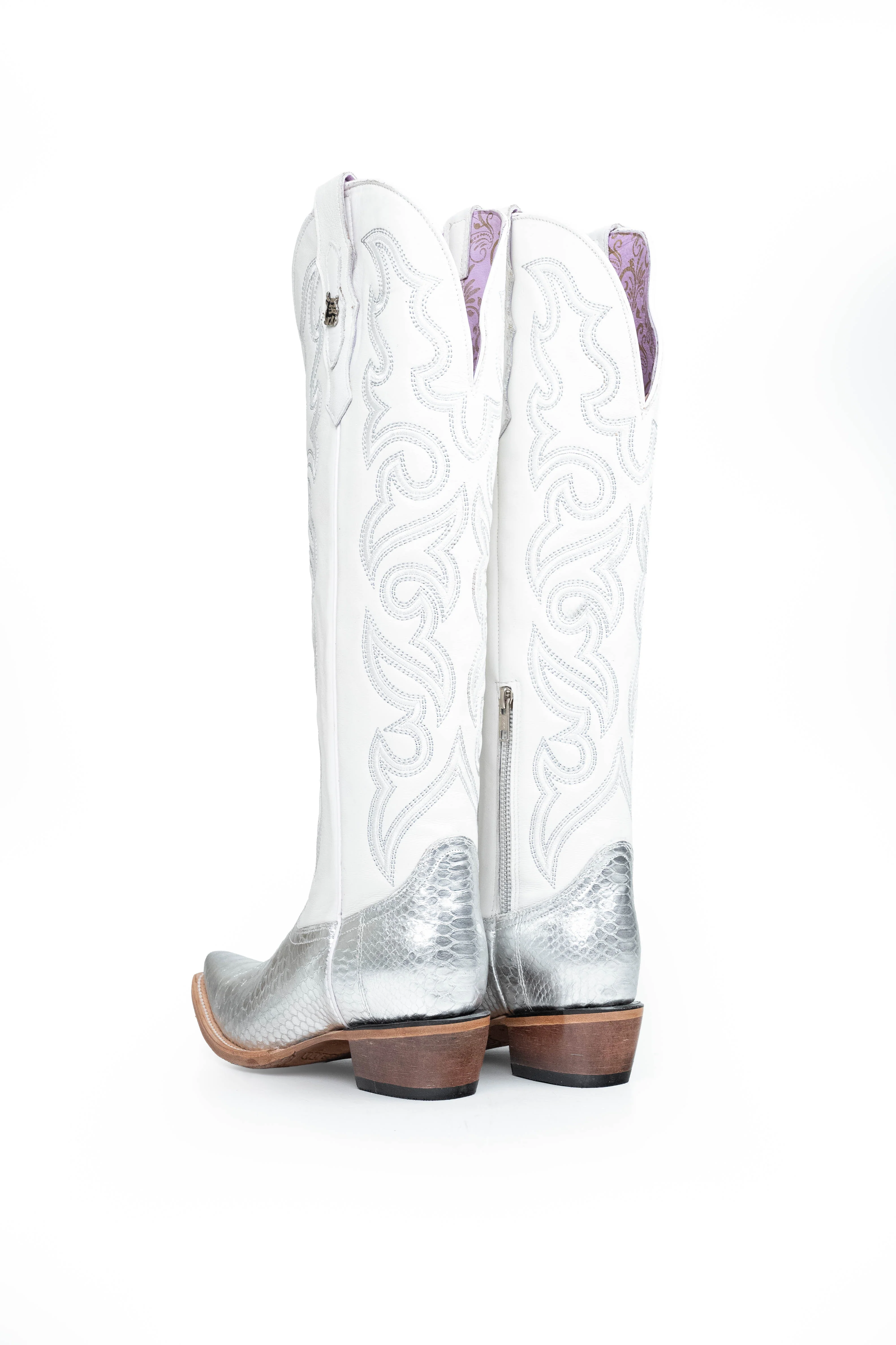 Ariana Python Tall Snip Toe Cowgirl Boot - Image 27