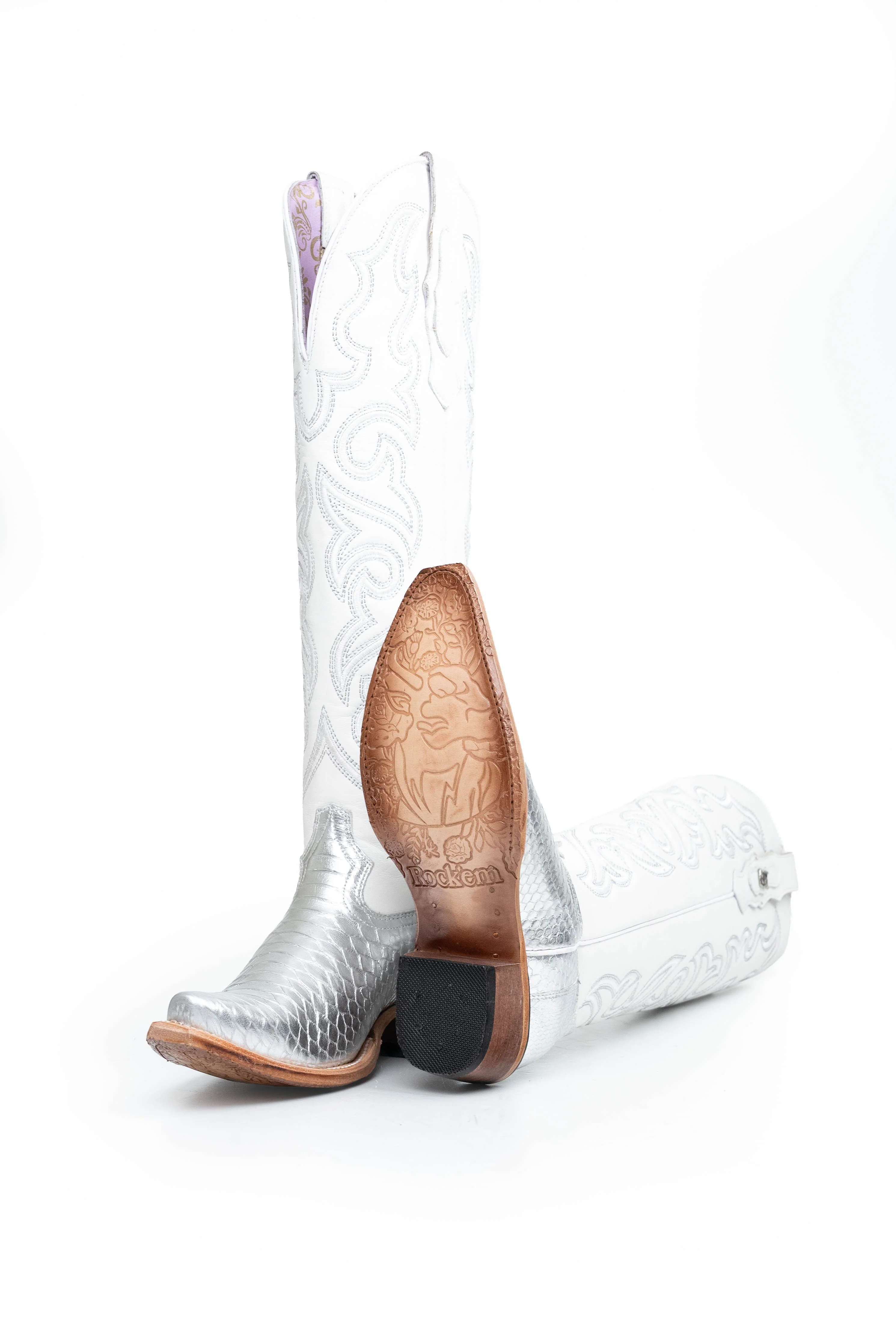 Ariana Python Tall Snip Toe Cowgirl Boot - Image 29
