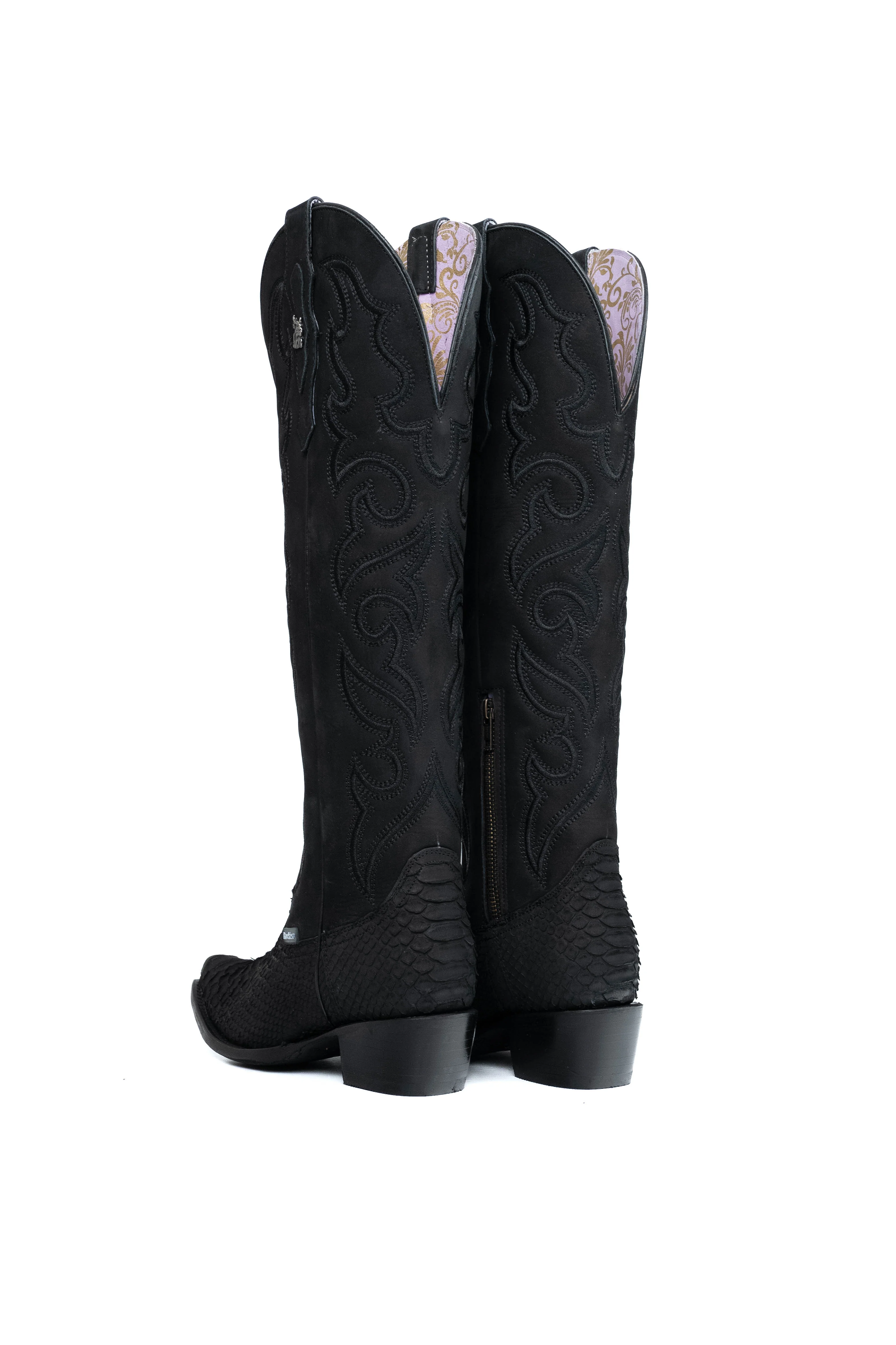 Ariana Python Tall Snip Toe Cowgirl Boot - Image 40