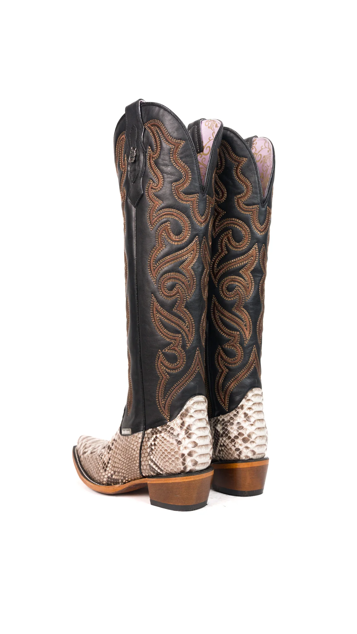 Ariana Python Tall Snip Toe Cowgirl Boot - Image 51