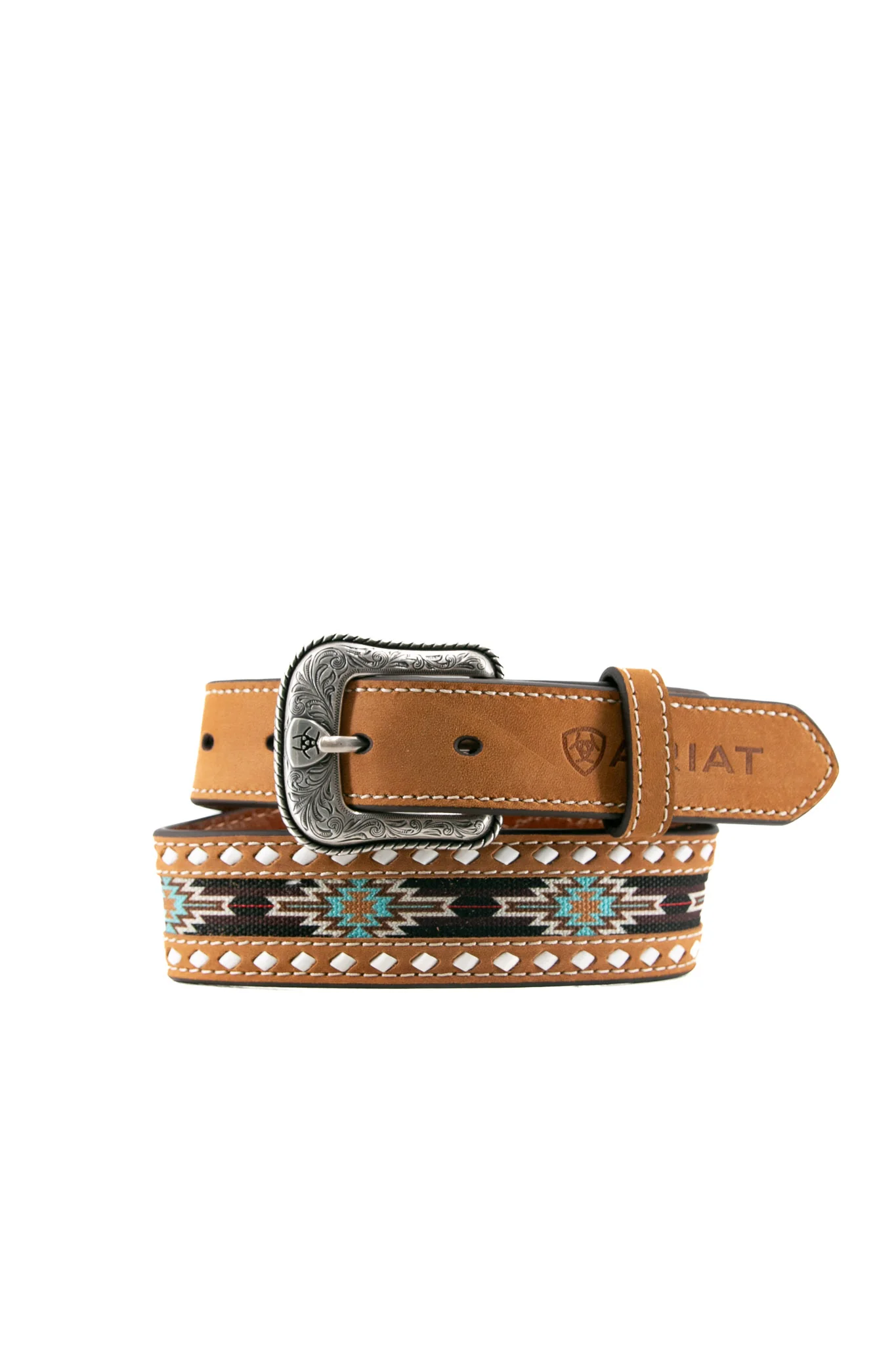 Ariat Aztec Embroidered Kids Belt - Image 5