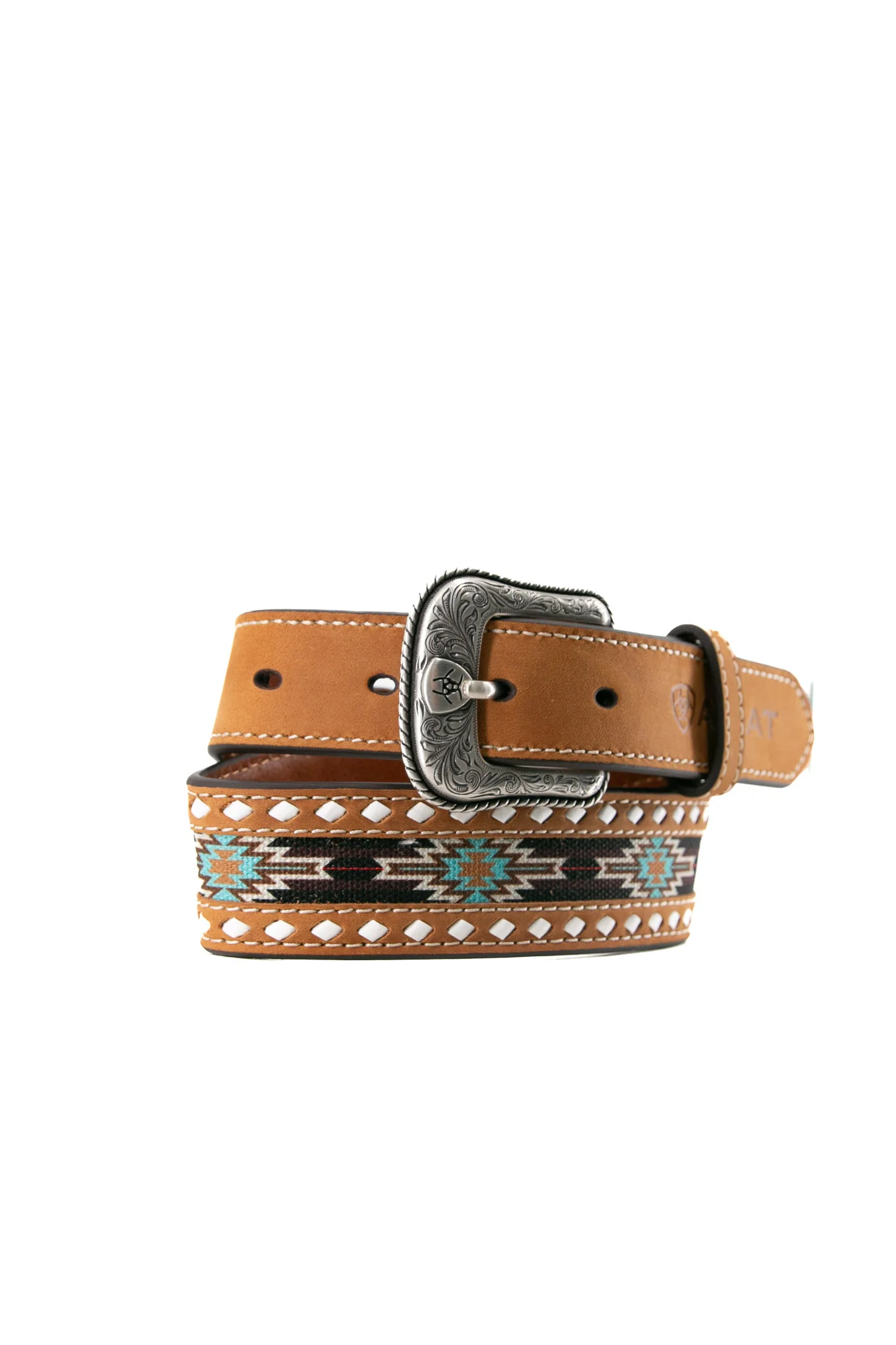 Ariat Aztec Embroidered Kids Belt - Image 6