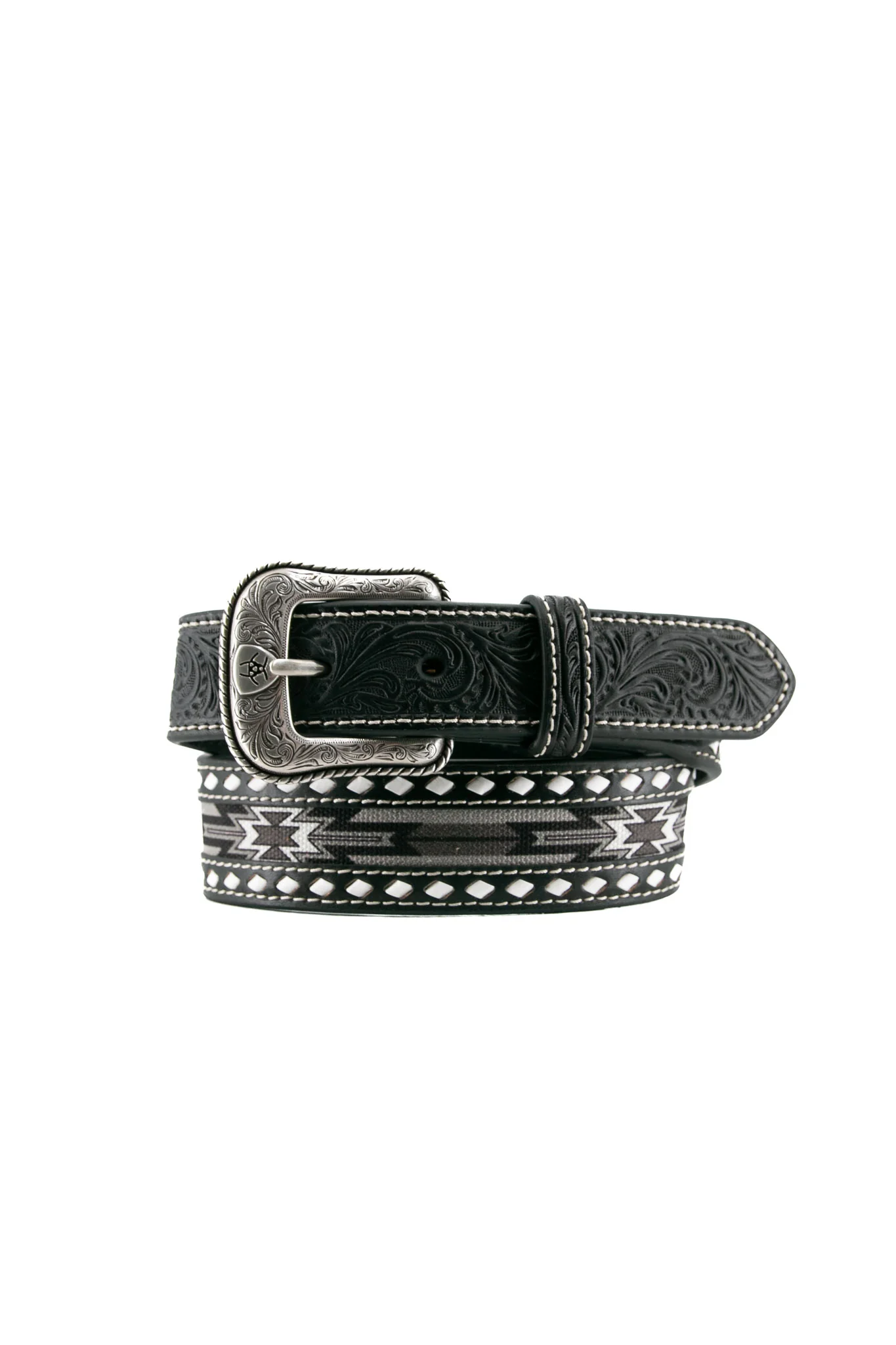 Ariat Aztec Embroidered Kids Belt - Image 7