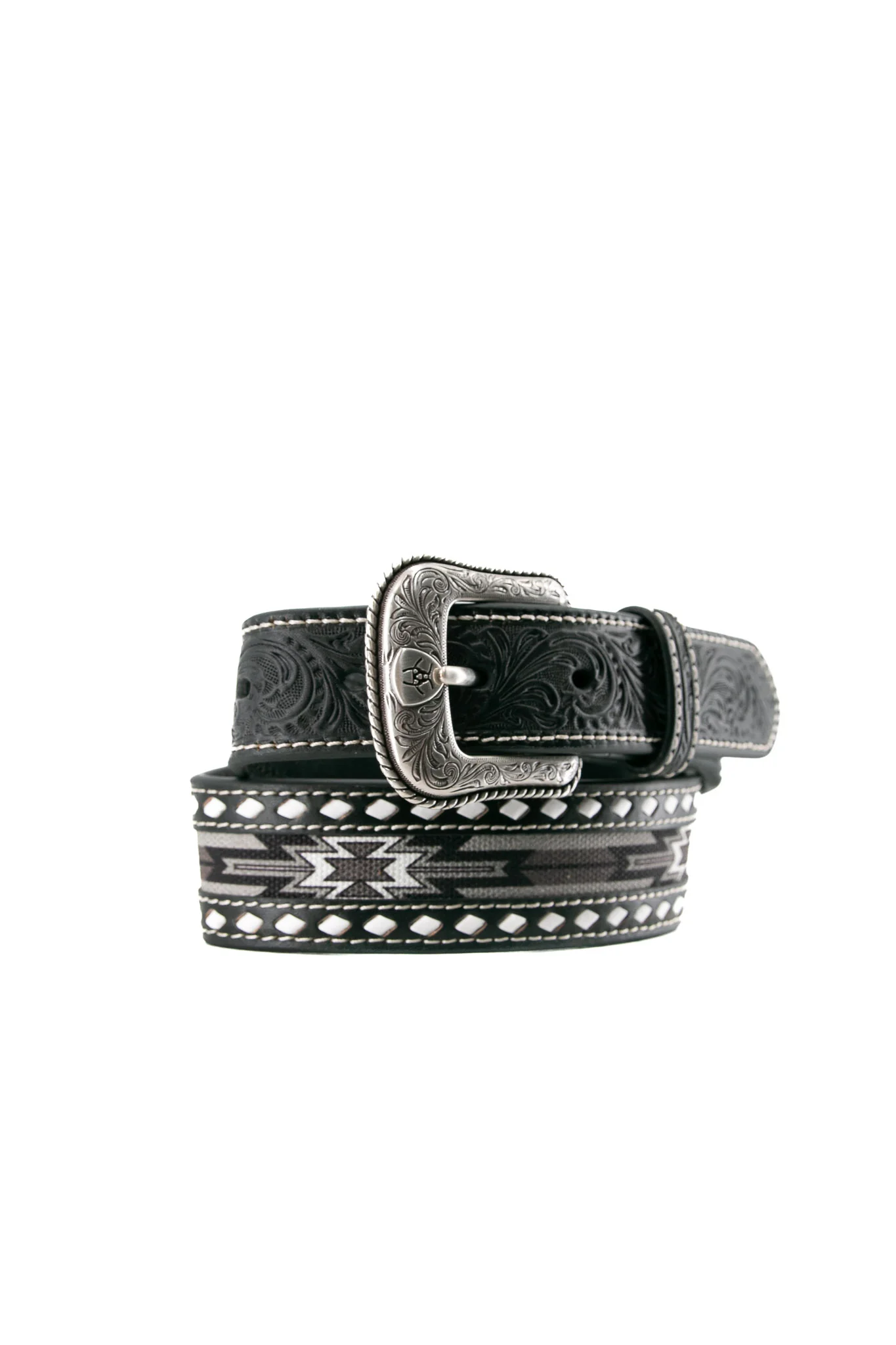 Ariat Aztec Embroidered Kids Belt - Image 8