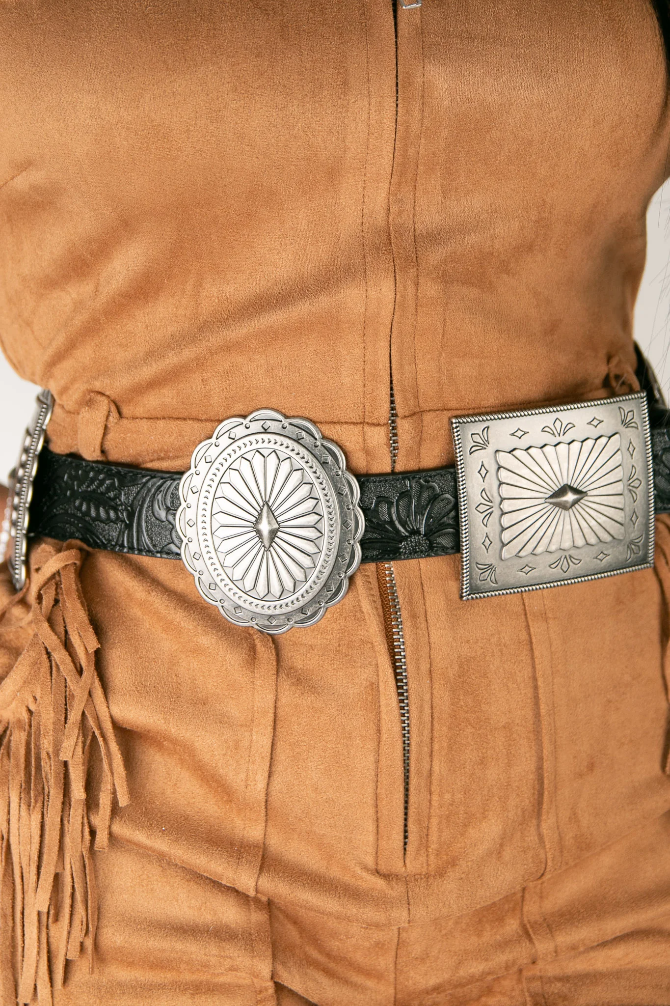 Ariat Embossed Concho Cowgirl Belt - Image 3