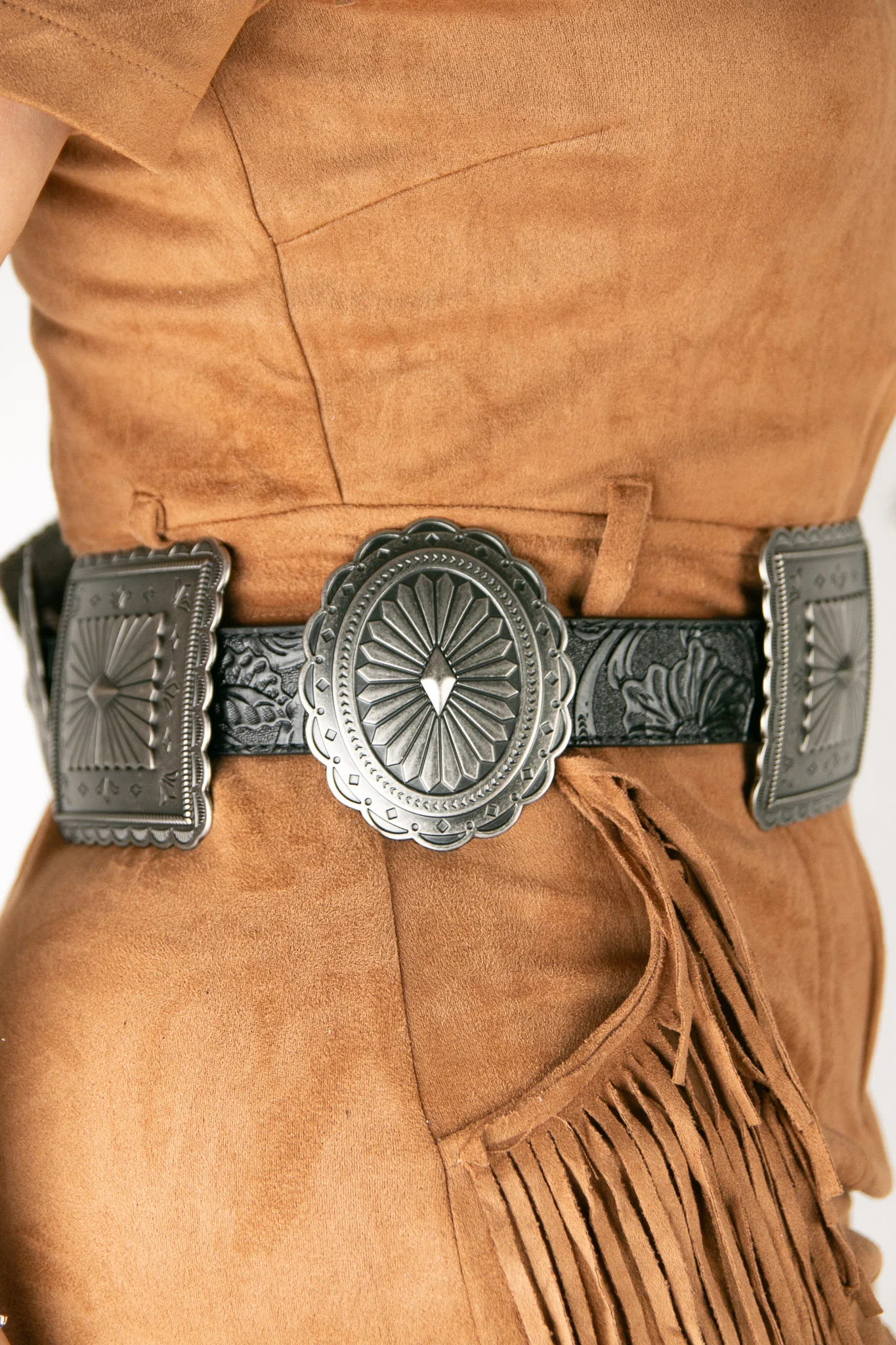 Ariat Embossed Concho Cowgirl Belt - Image 5