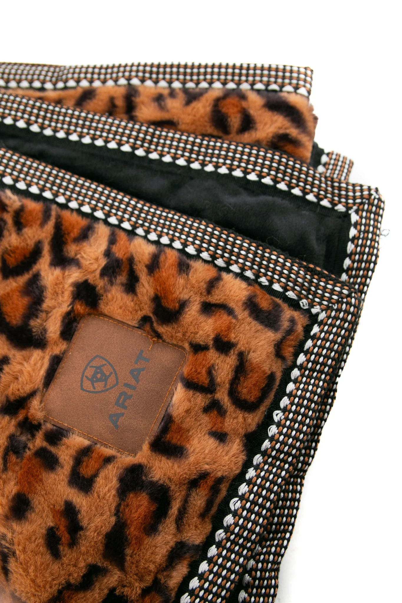 Ariat Leopard Snuggle Blanket - Image 3