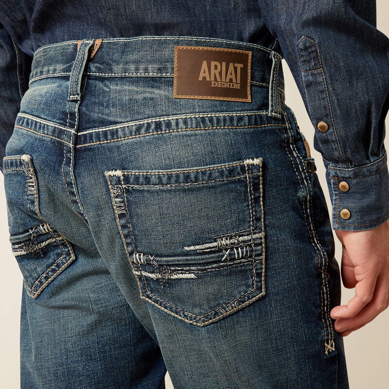 Ariat M5 Slim Stretch Adkins Stackable Straight Leg Jean - Image 3